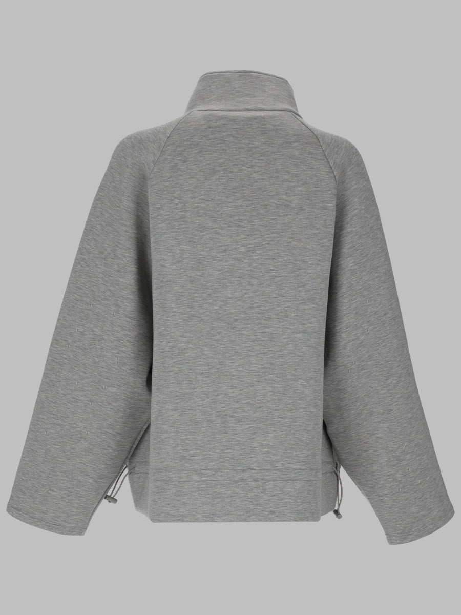 Rotate Birger Christensen Viscose Scuba Jacket — Gray, view 2