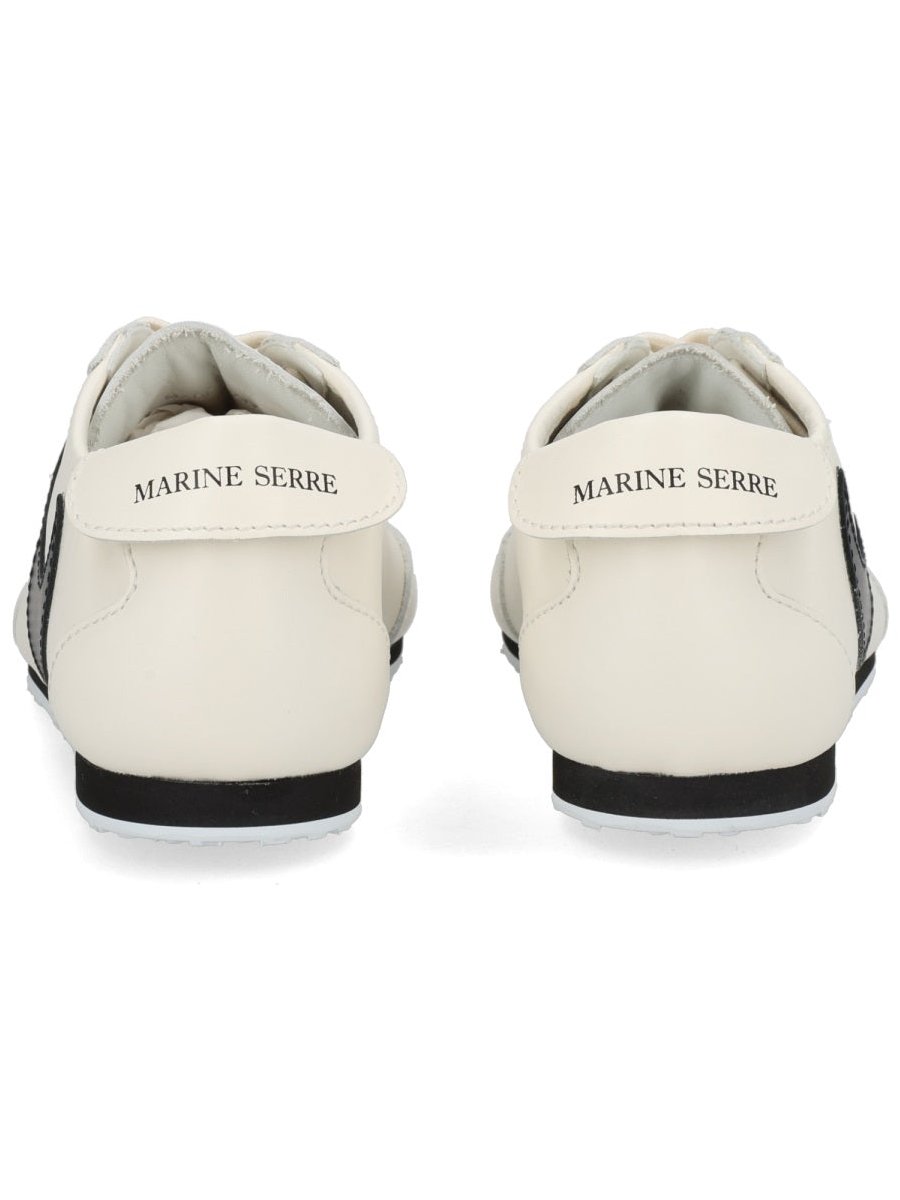 Marine Serre Astra Sneaker — White, view 2
