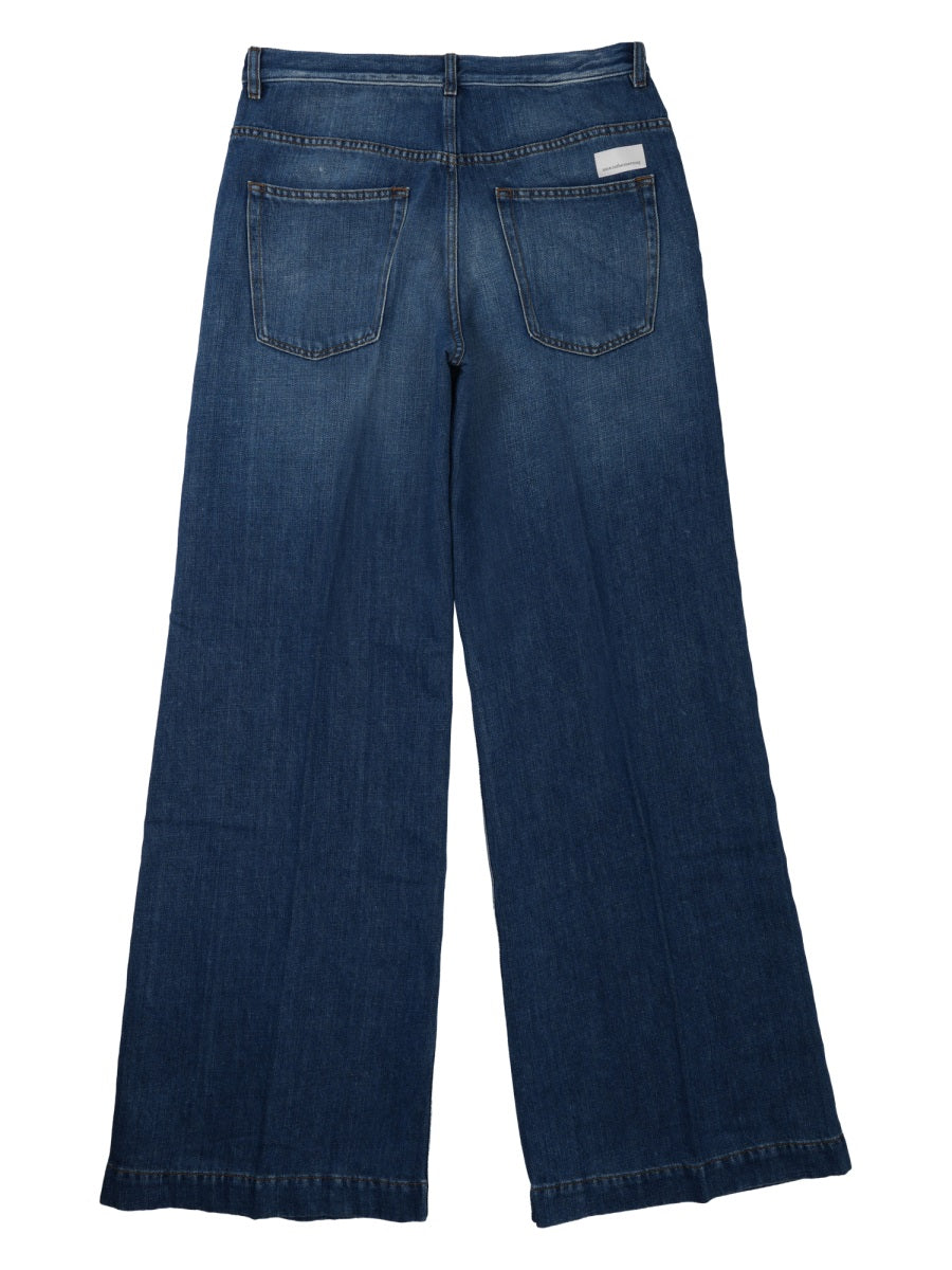 Nine In The Morning V40 Palazzo Jeans — Blue, view 2