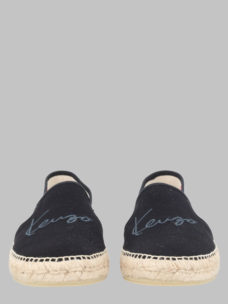 Kenzo Cotton Espadrille — Black by Kenzo