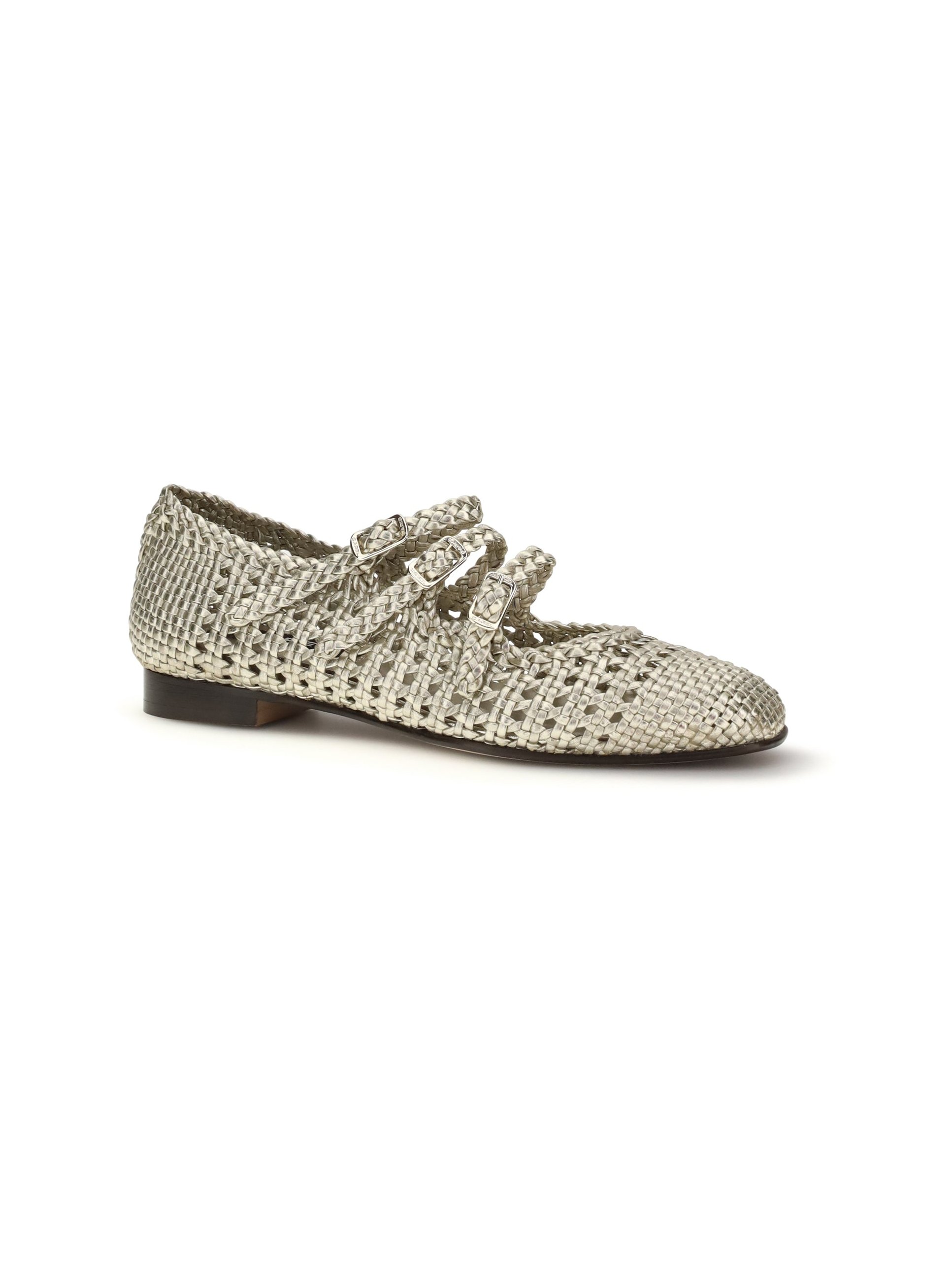 Carel Paris Ballerina Flat — Silver, view 2