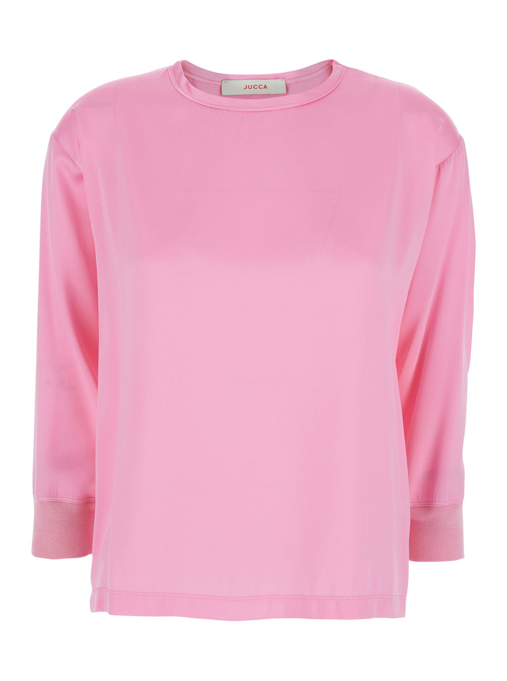 Jucca Crew-Neck Sweatshirt — Pink by Jucca