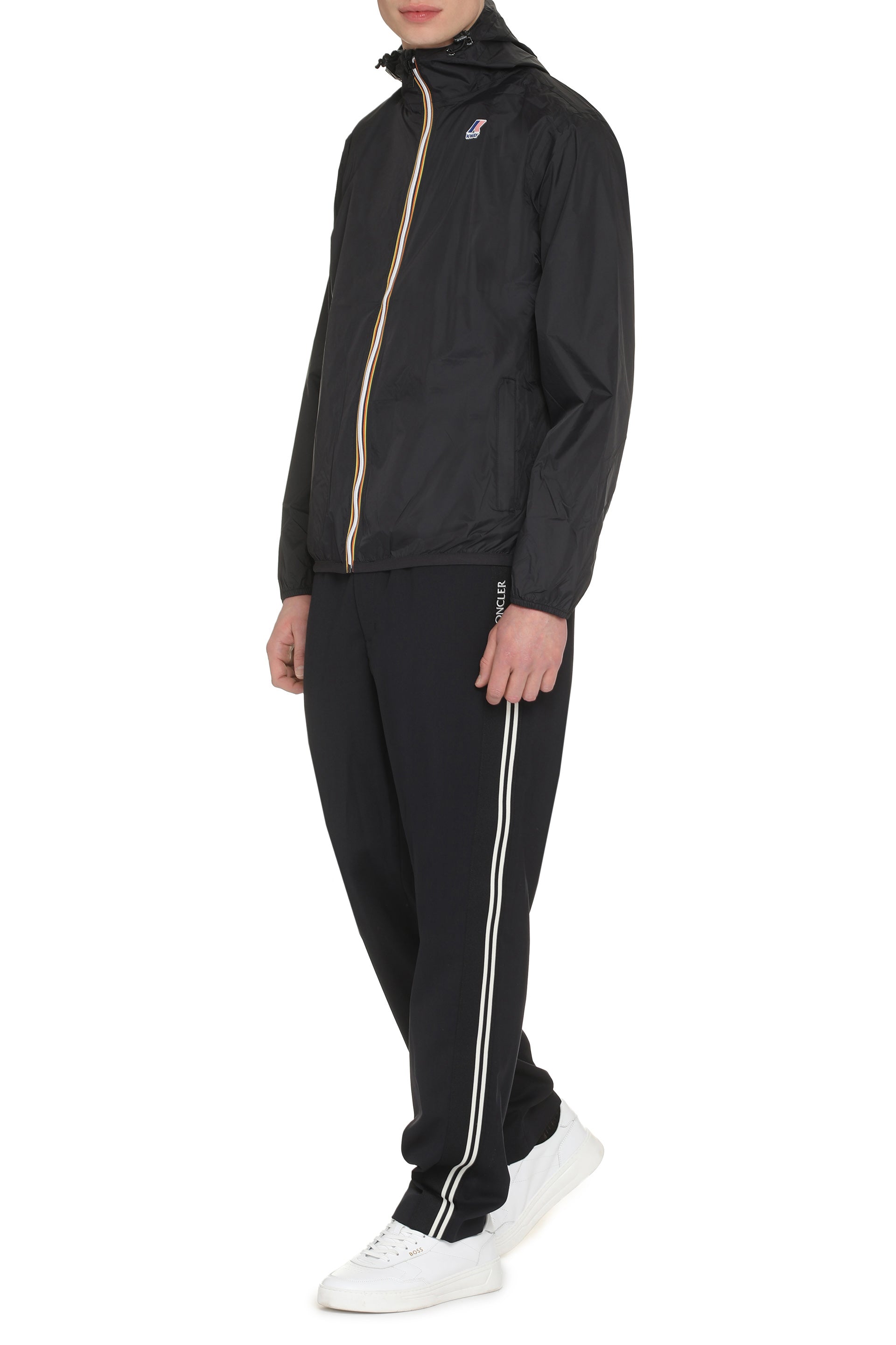 K-Way Claude Raincoat — Black, view 3
