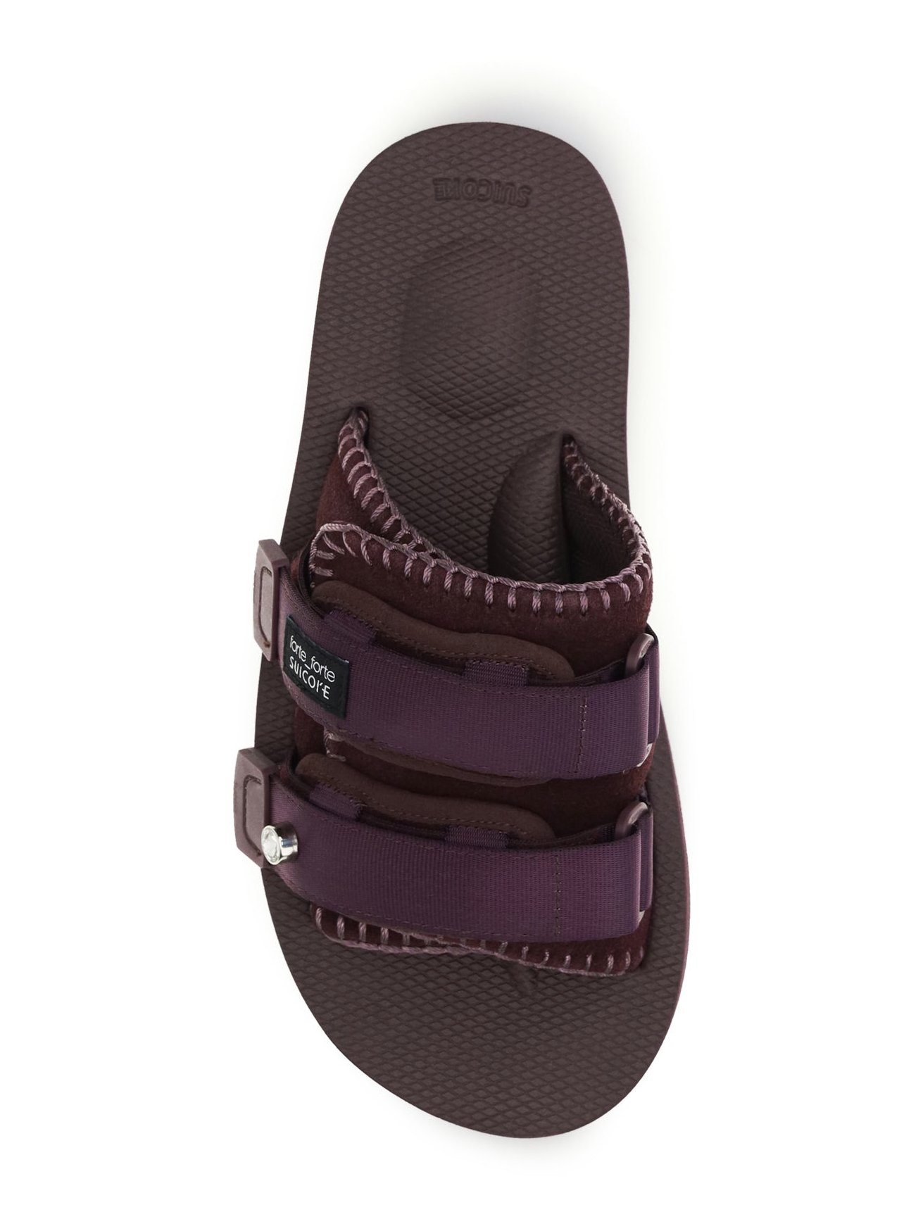 Forte Forte Double-Strap Sandal — Purple by Forte Forte