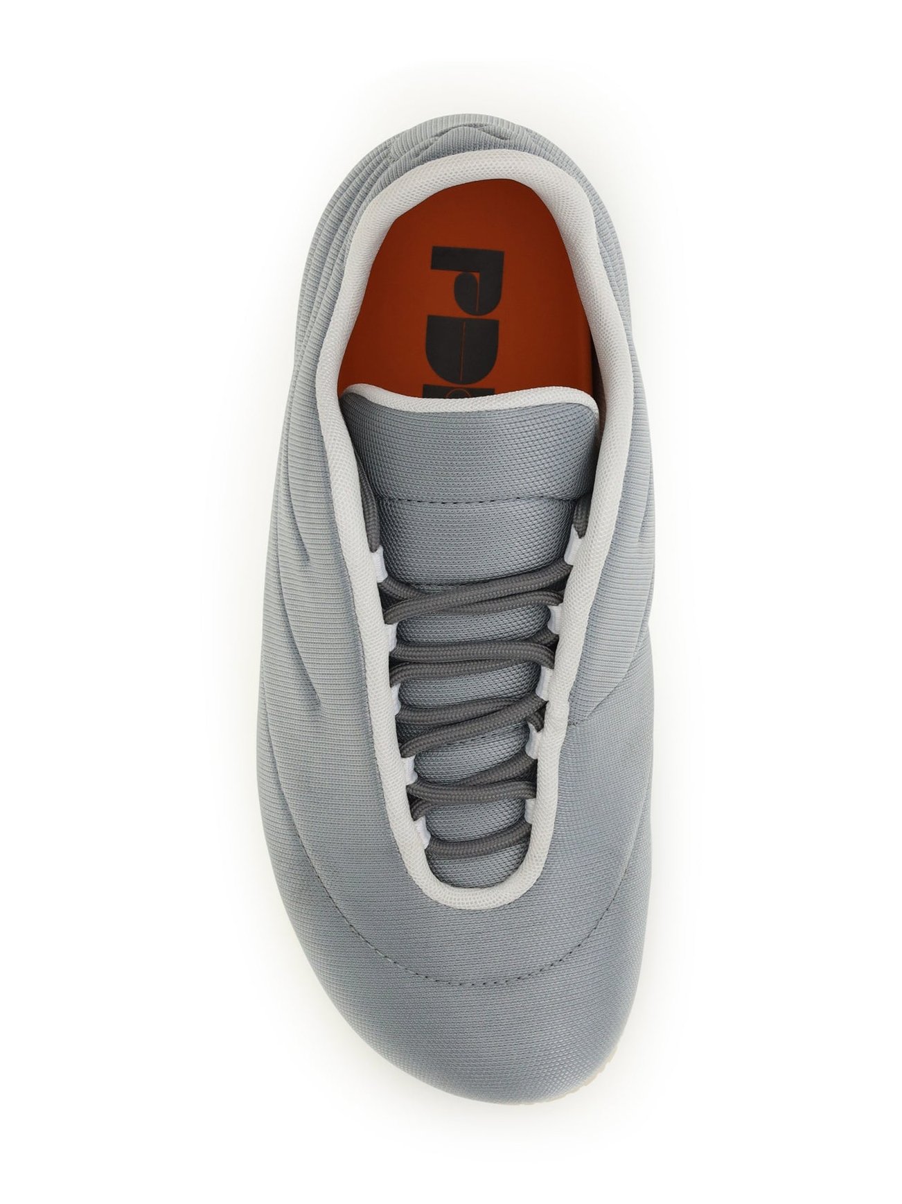 Pdf Channel Polyester Low-Top Sneakers — Gray, view 2