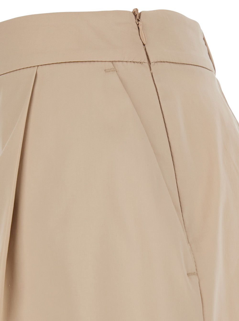 Leplain Cotton-Blend Shorts — Beige, view 3