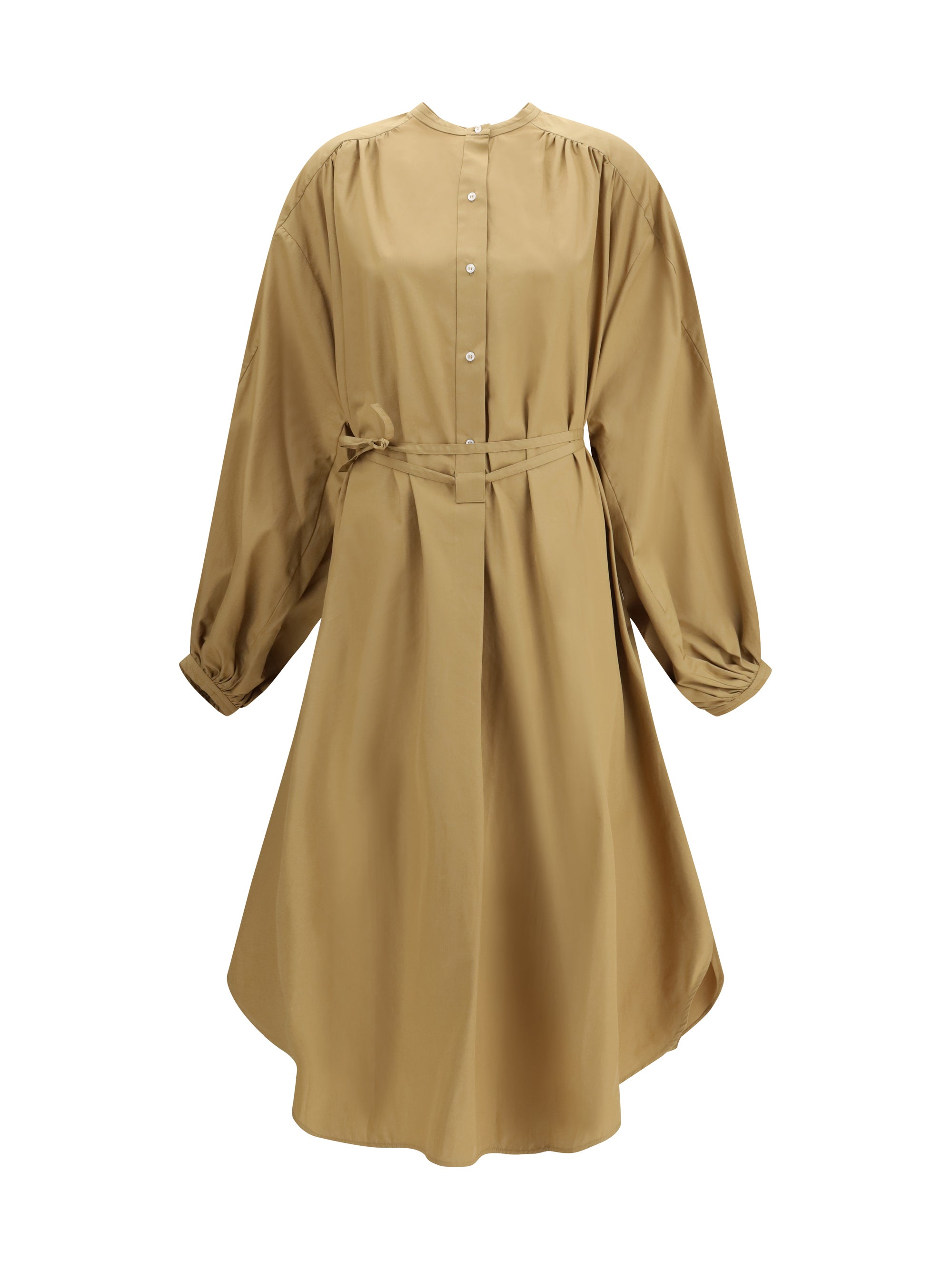 Loulou De Saison Vitti Shirt Dress — Beige, view 2
