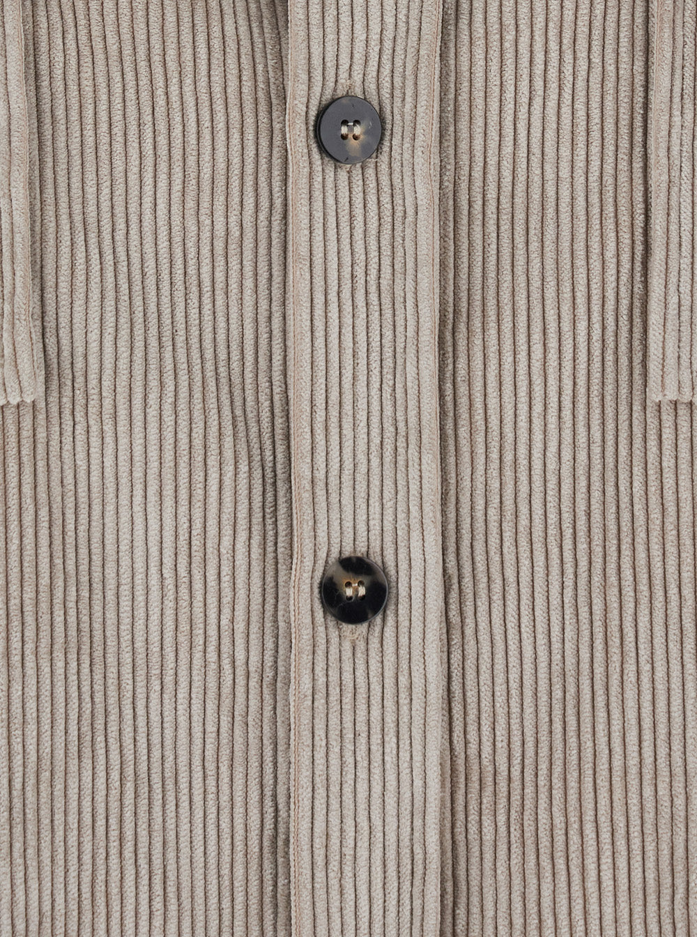 Leplain Ribbed Corduroy Shirt — Brown, view 3