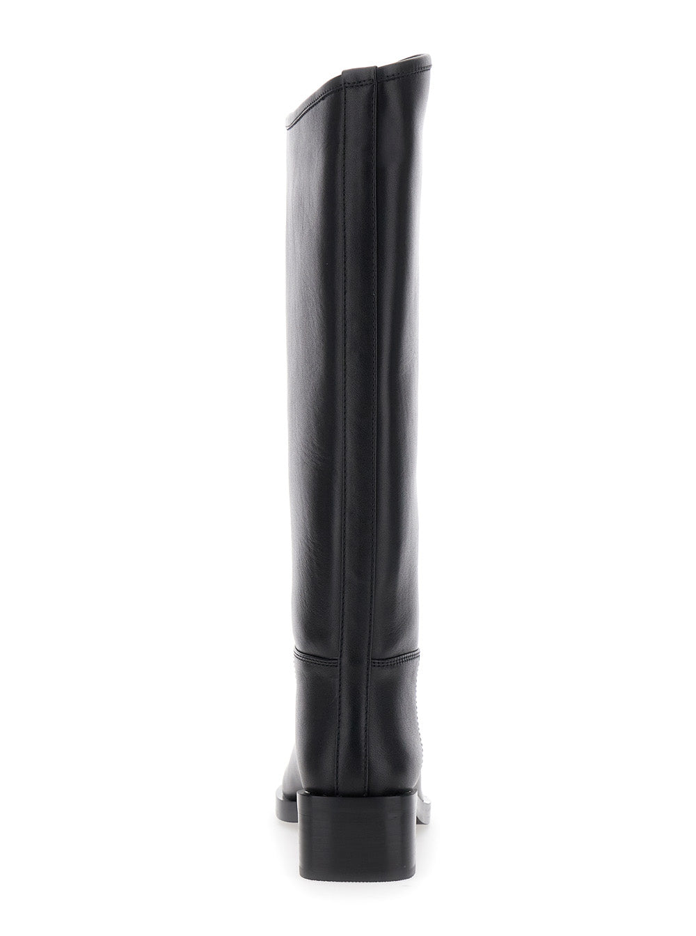 Jeffrey Campbell Cow Leather Knee-High Boots — Black, view 4