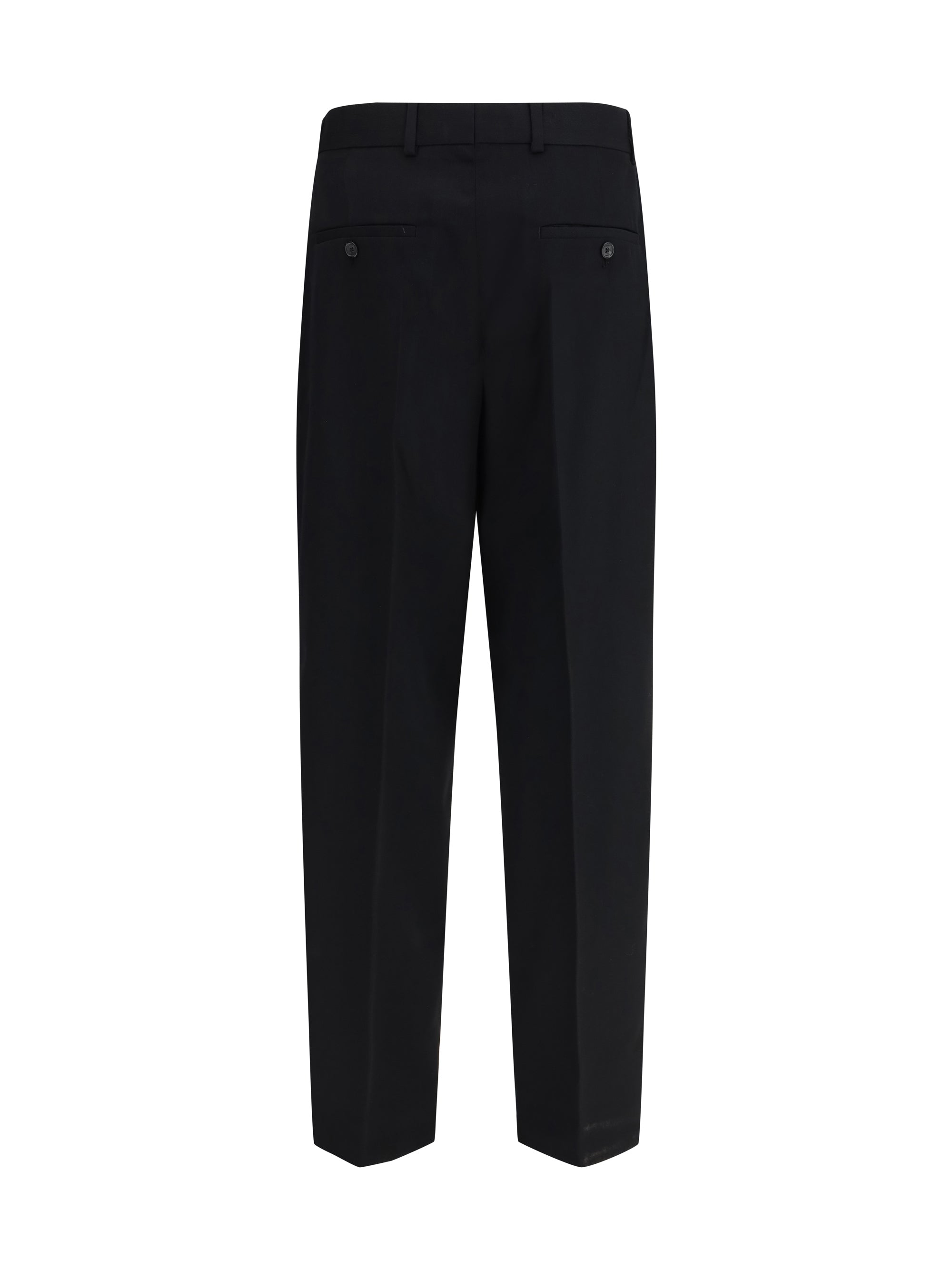 Toteme Tailored Wool-Blend Trousers — Black by Toteme