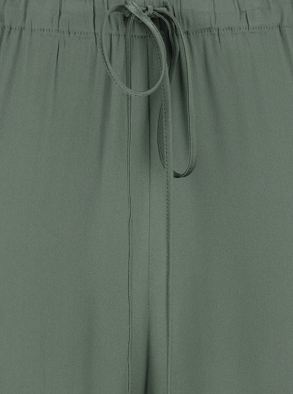 Semicouture Silk-Blend Acetate Trousers — Green, view 3