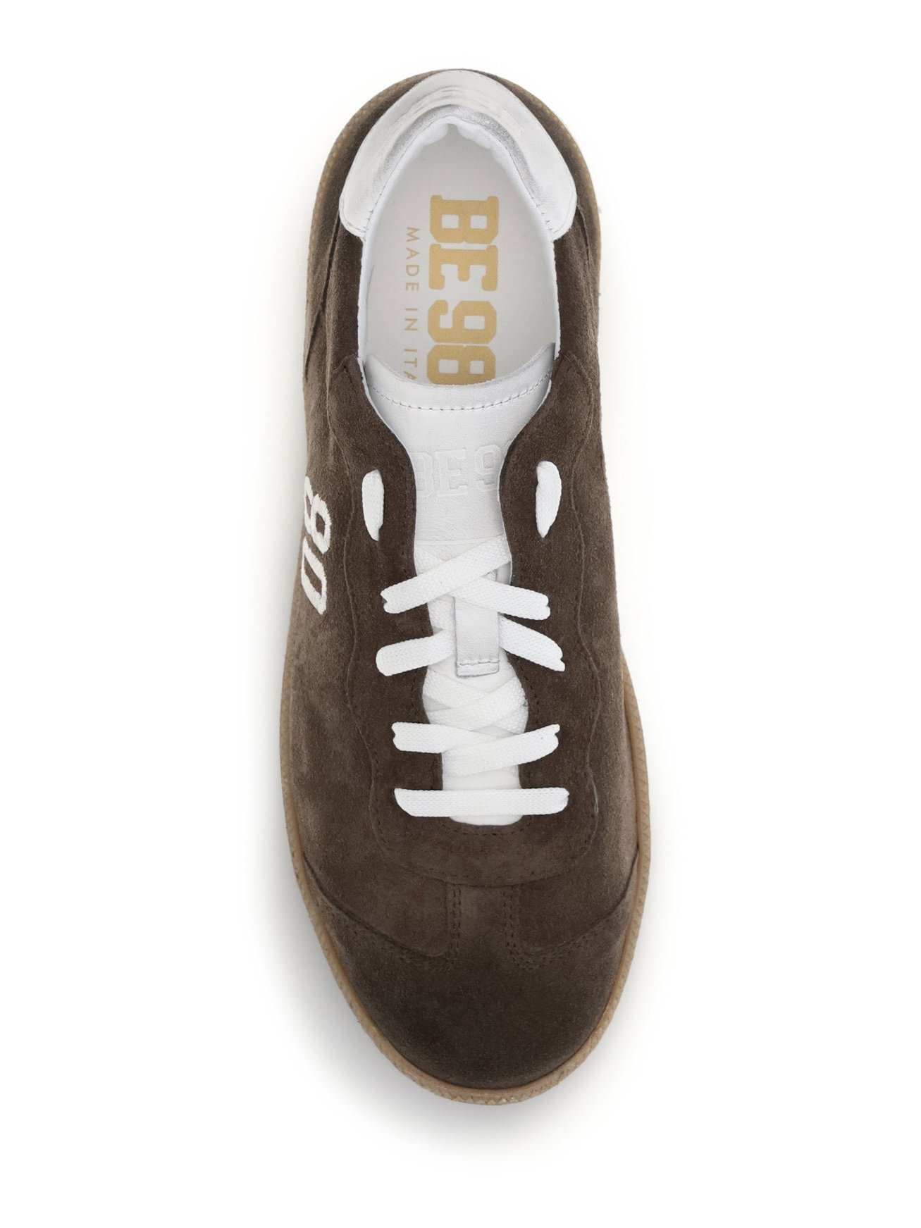 Be980 Suede Sneaker — Brown, view 2
