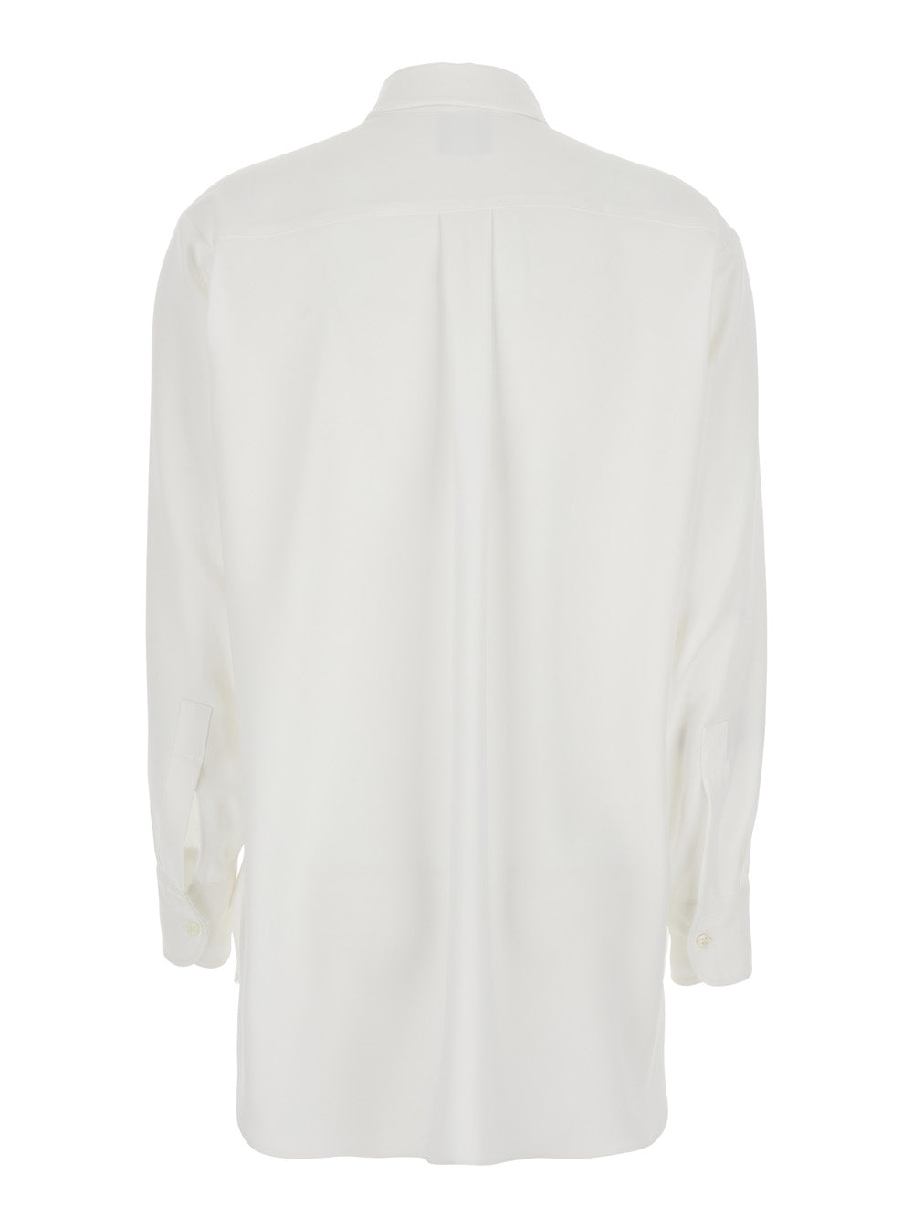 Leplain Lightweight Tech Fabric Shirt — White, view 2