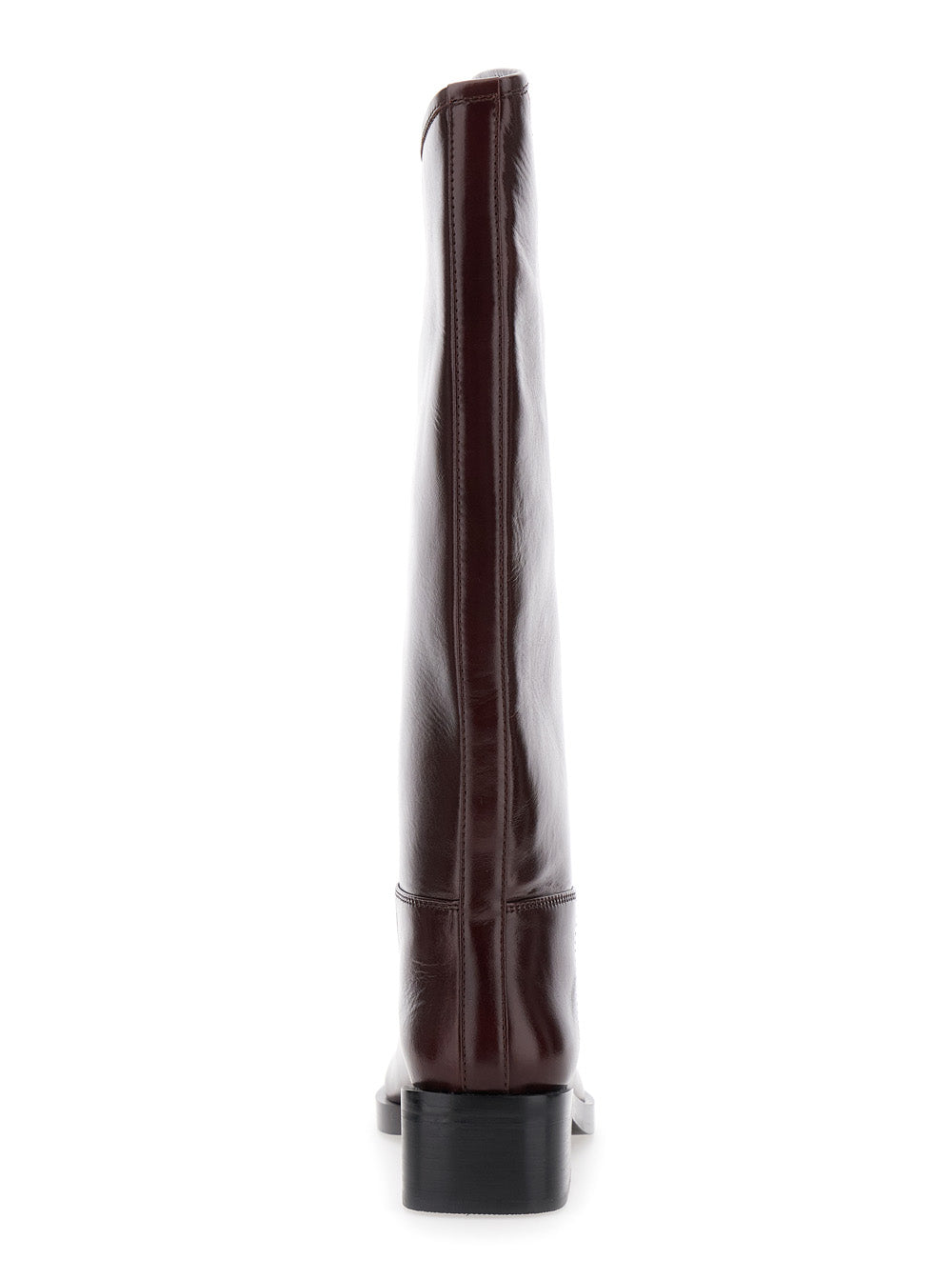 Jeffrey Campbell Knee-High Slip-On Boots — Brown, view 4
