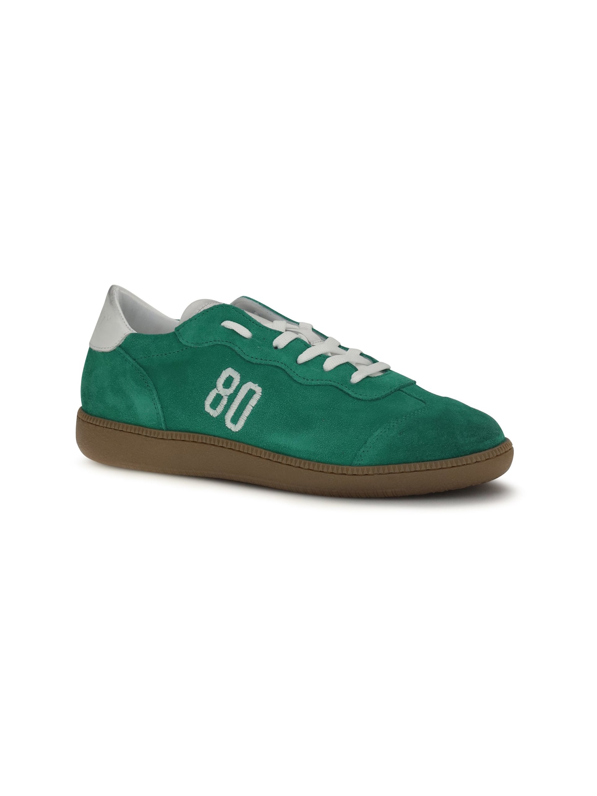 Be980 Suede Sneaker — Green, view 3