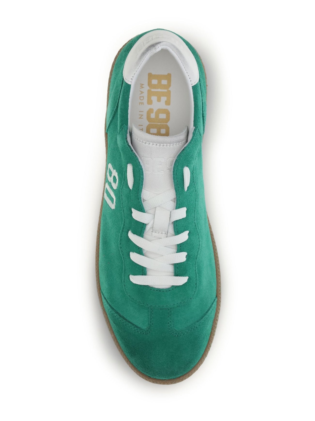 Be980 Suede Sneaker — Green, view 4