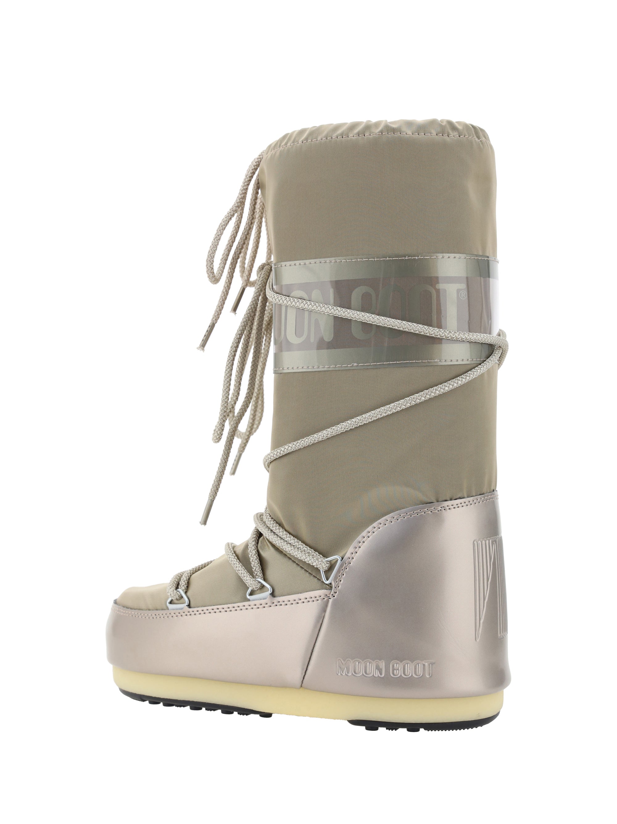 Moon Boot Icon Glance Boots — Silver by Moon Boot
