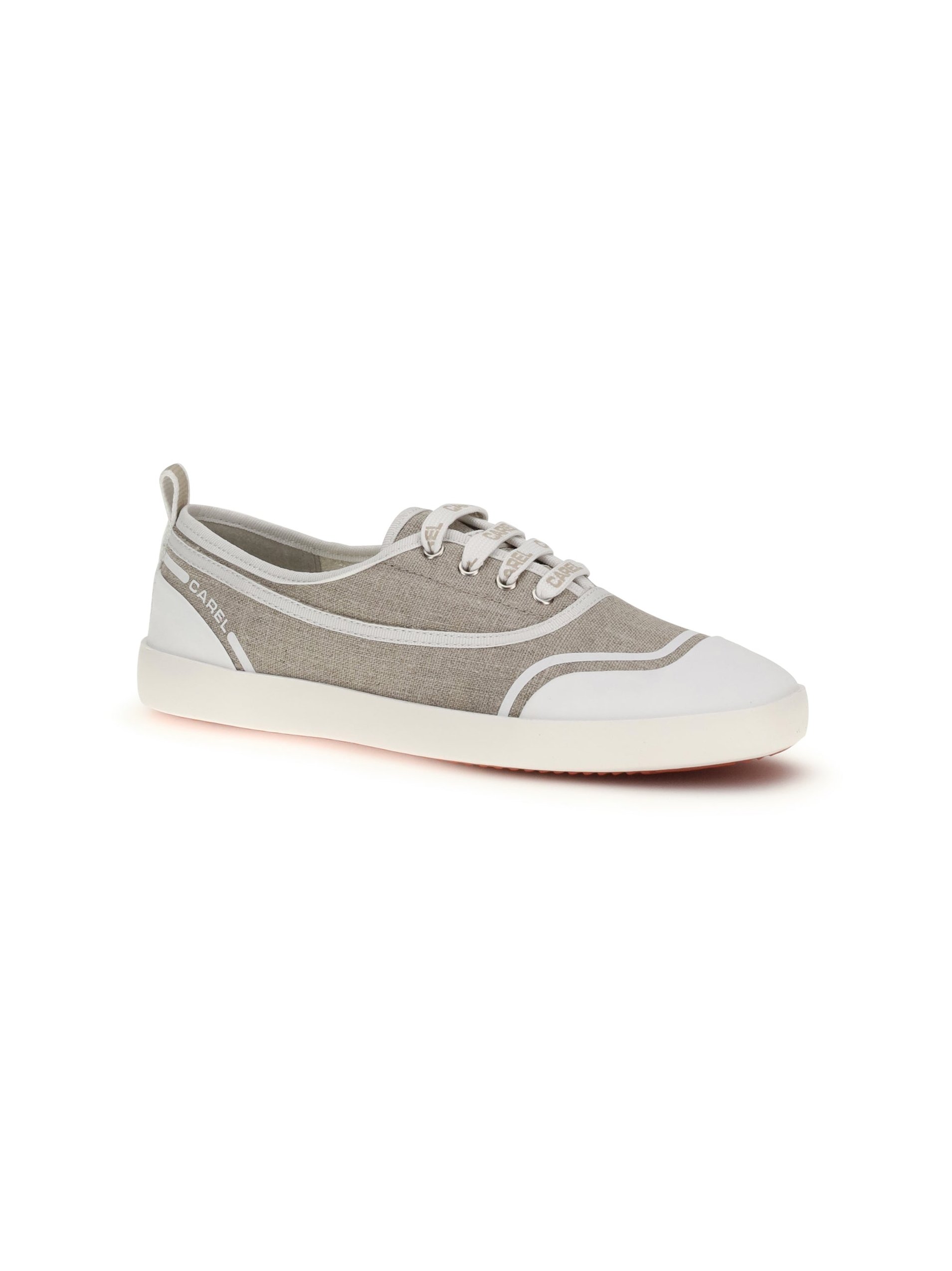 Carel Paris Canvas Sneaker — Beige, view 2