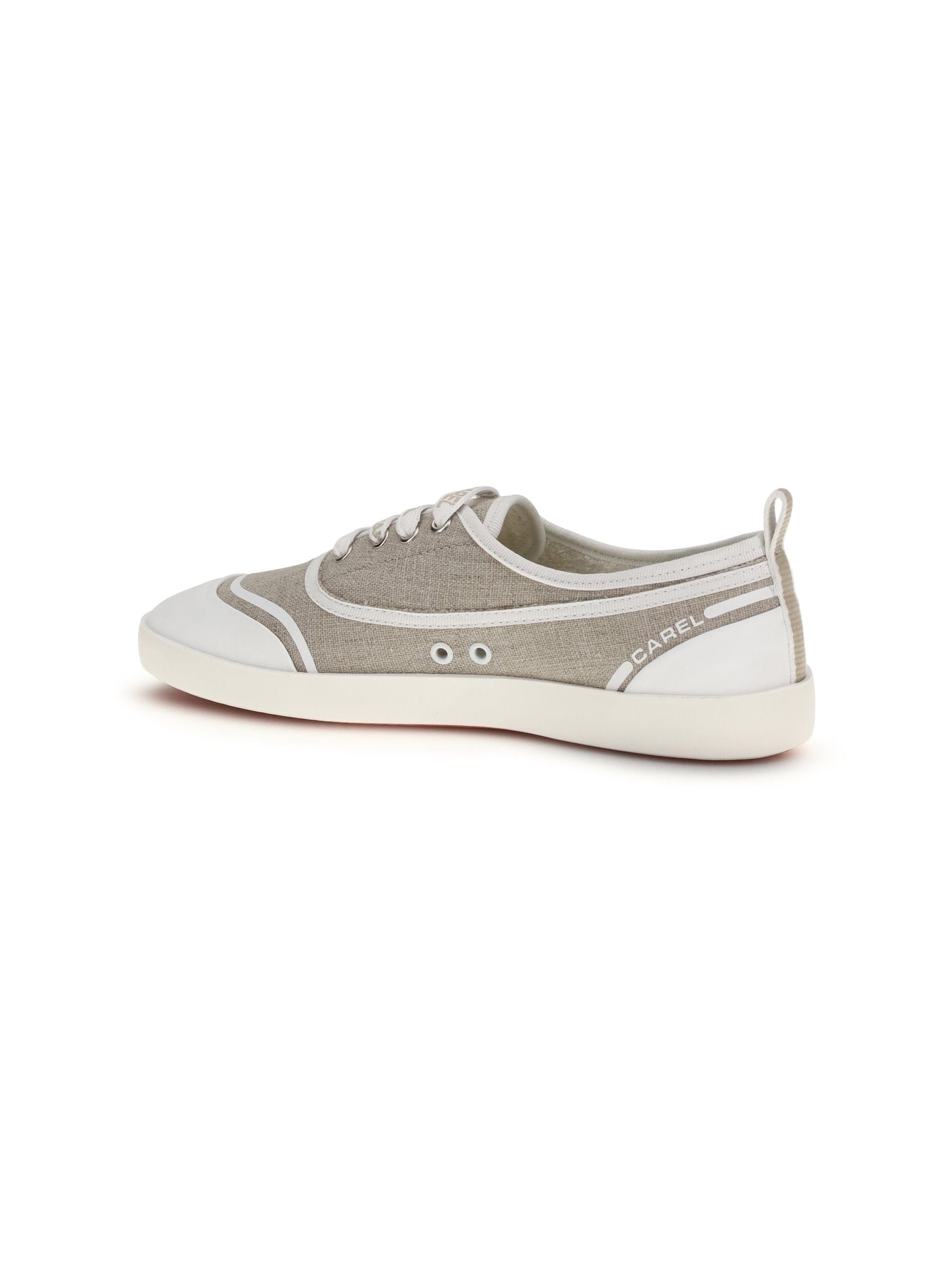 Carel Paris Canvas Sneaker — Beige, view 3