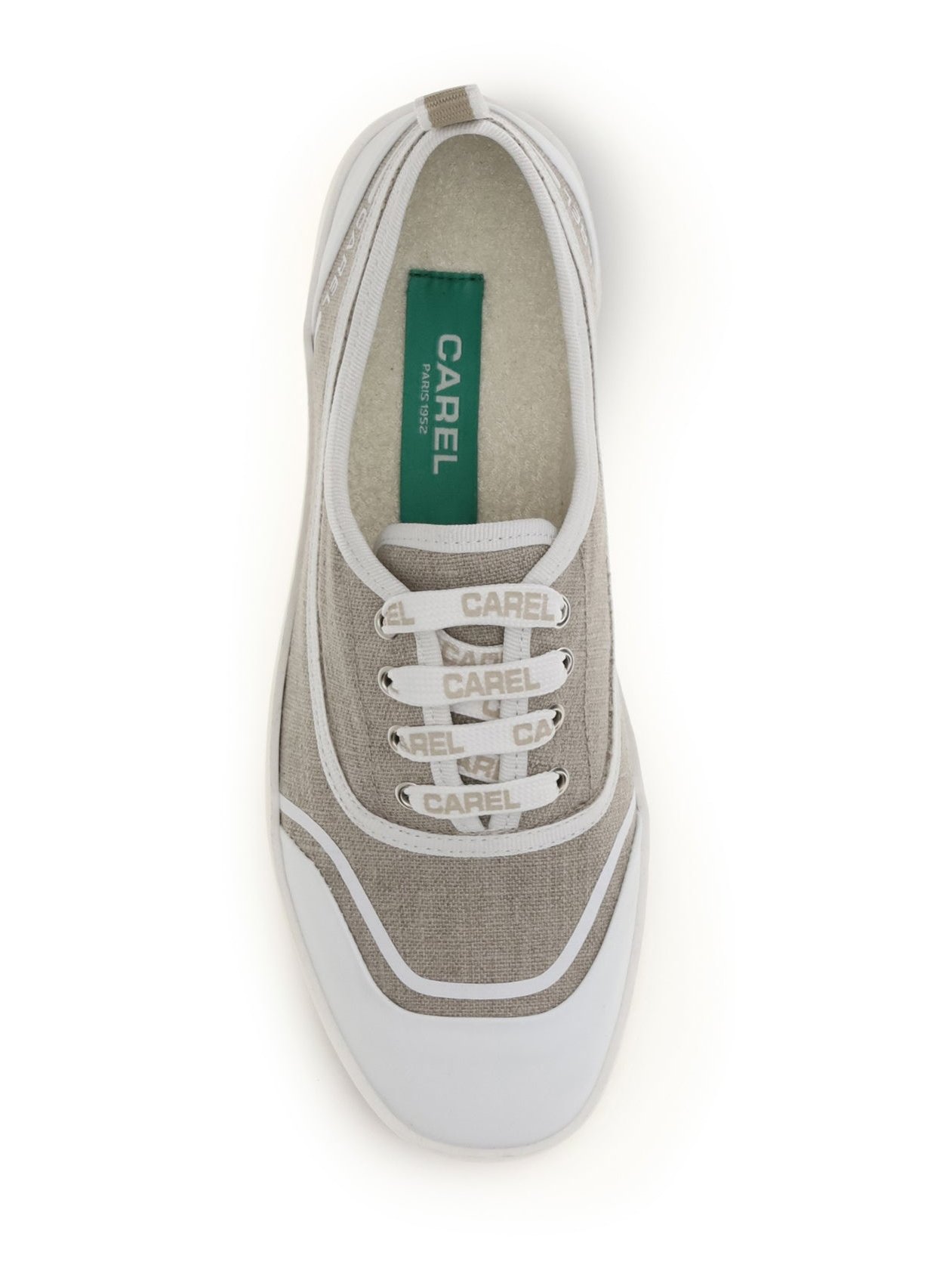 Carel Paris Canvas Sneaker — Beige, view 4