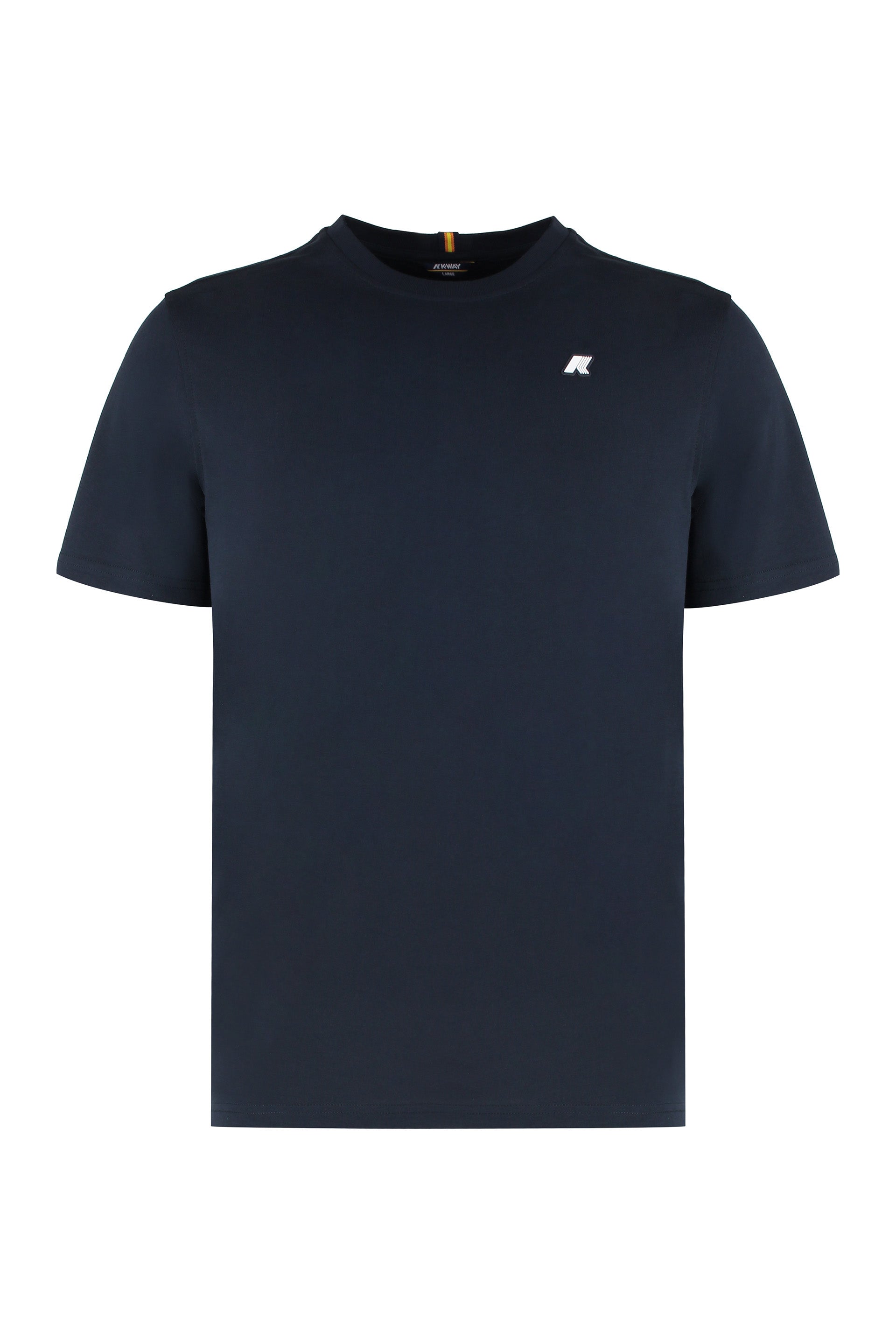 K-Way Cotton Crew-Neck T-Shirt — Navy by K-Way