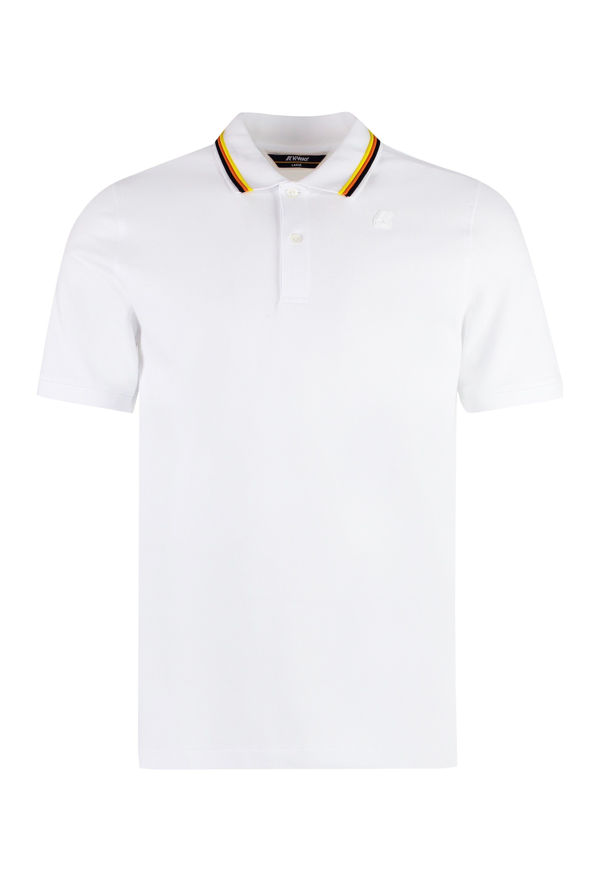 K-Way Jud Polo Shirt — White by K-Way