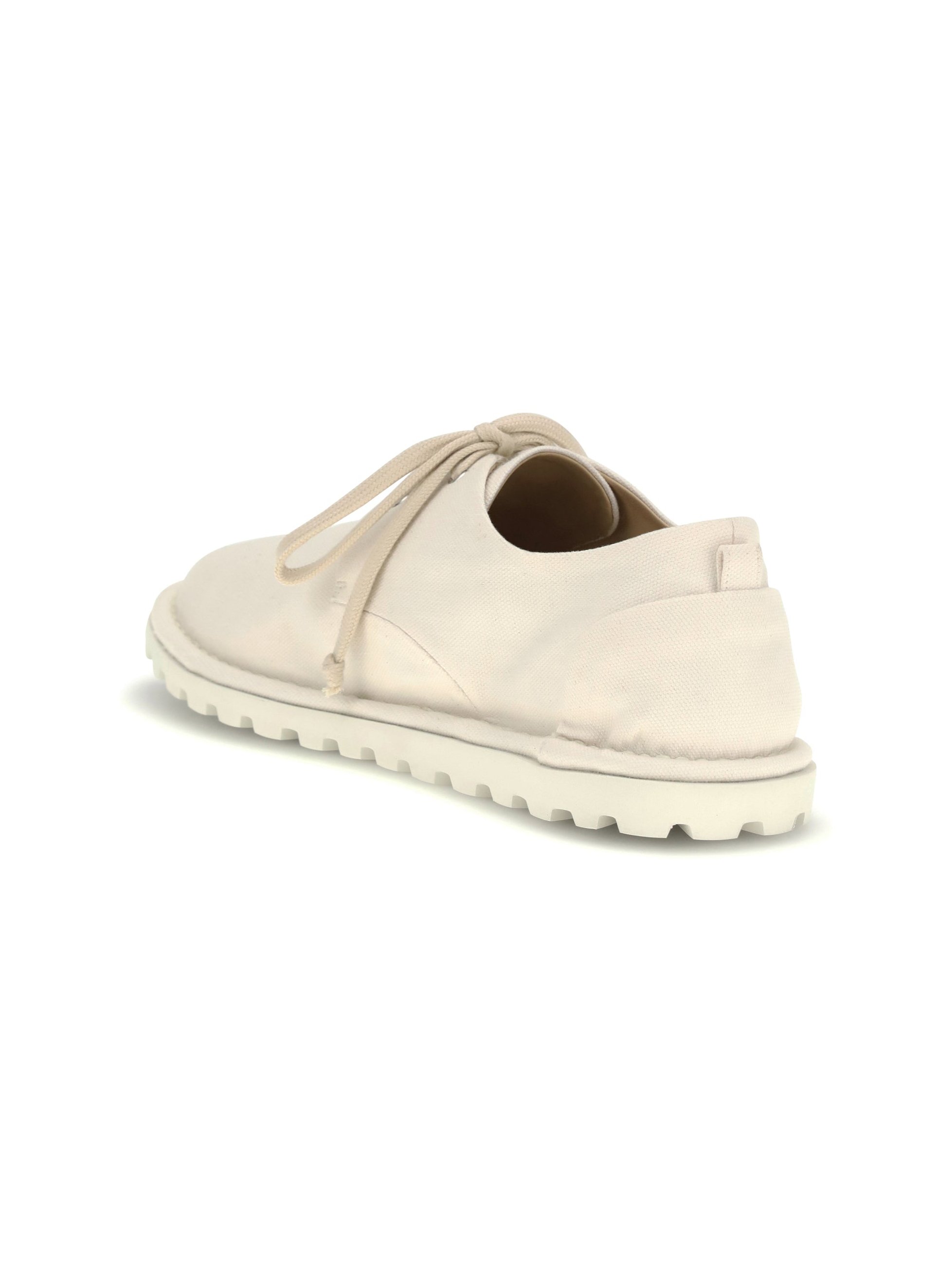 MarsèLl Cotton Lace-Up Derby Shoe — Beige by Marsell