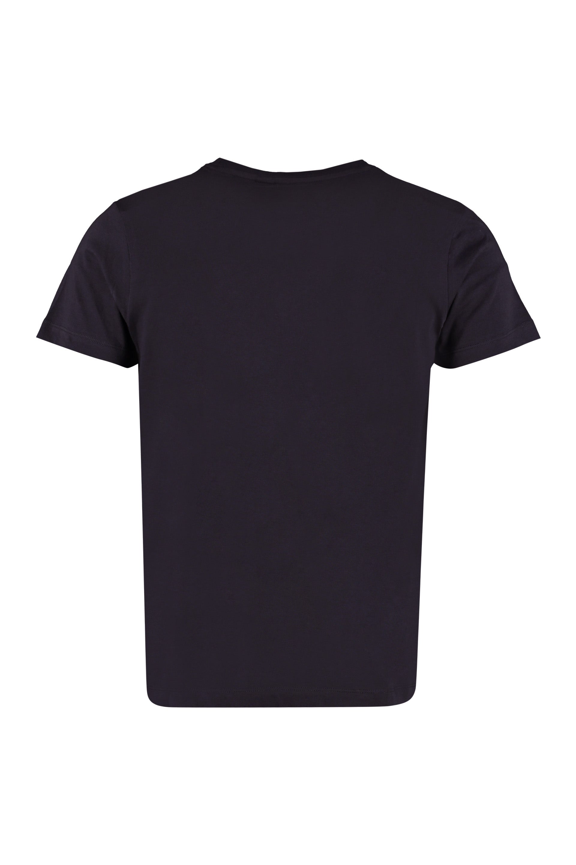 K-Way Logo-Print Cotton T-Shirt — Black, view 2