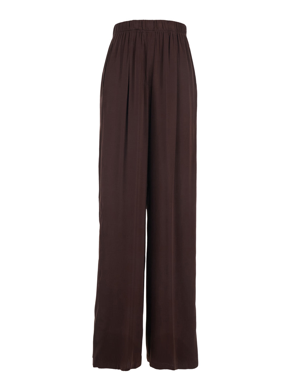 Jucca Silk Trousers — Brown by Jucca