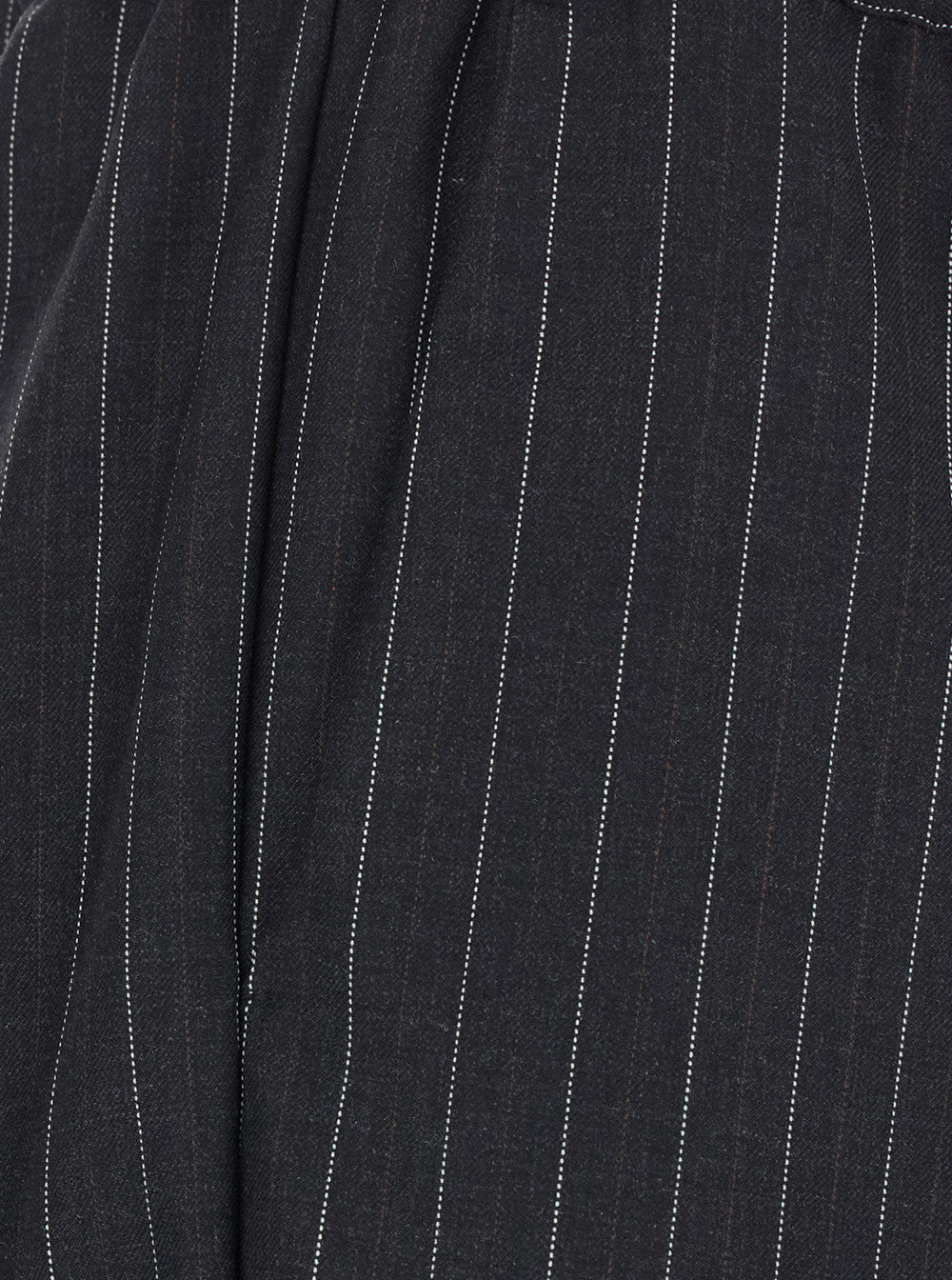 Semicouture Wool-Blend Striped Trousers — Gray, view 3