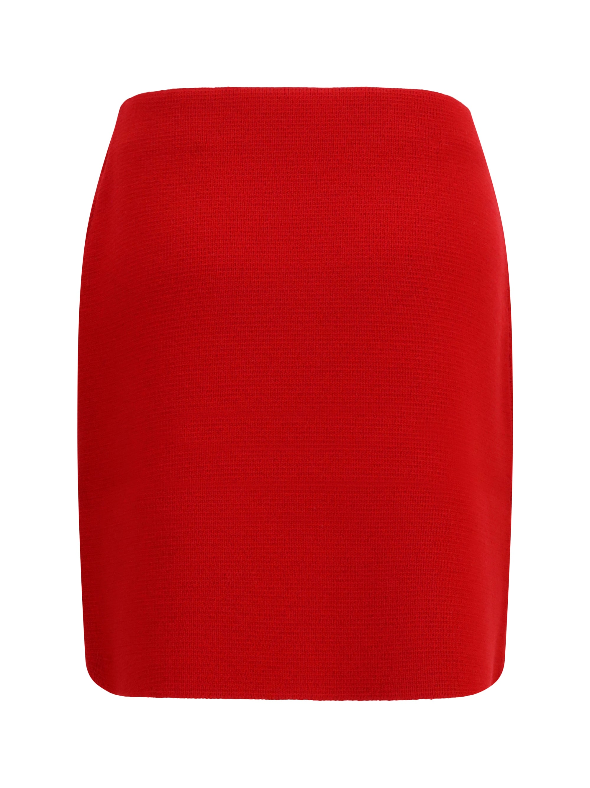 Fabiana Filippi Merino Wool Skirt — Red by Fabiana Filippi