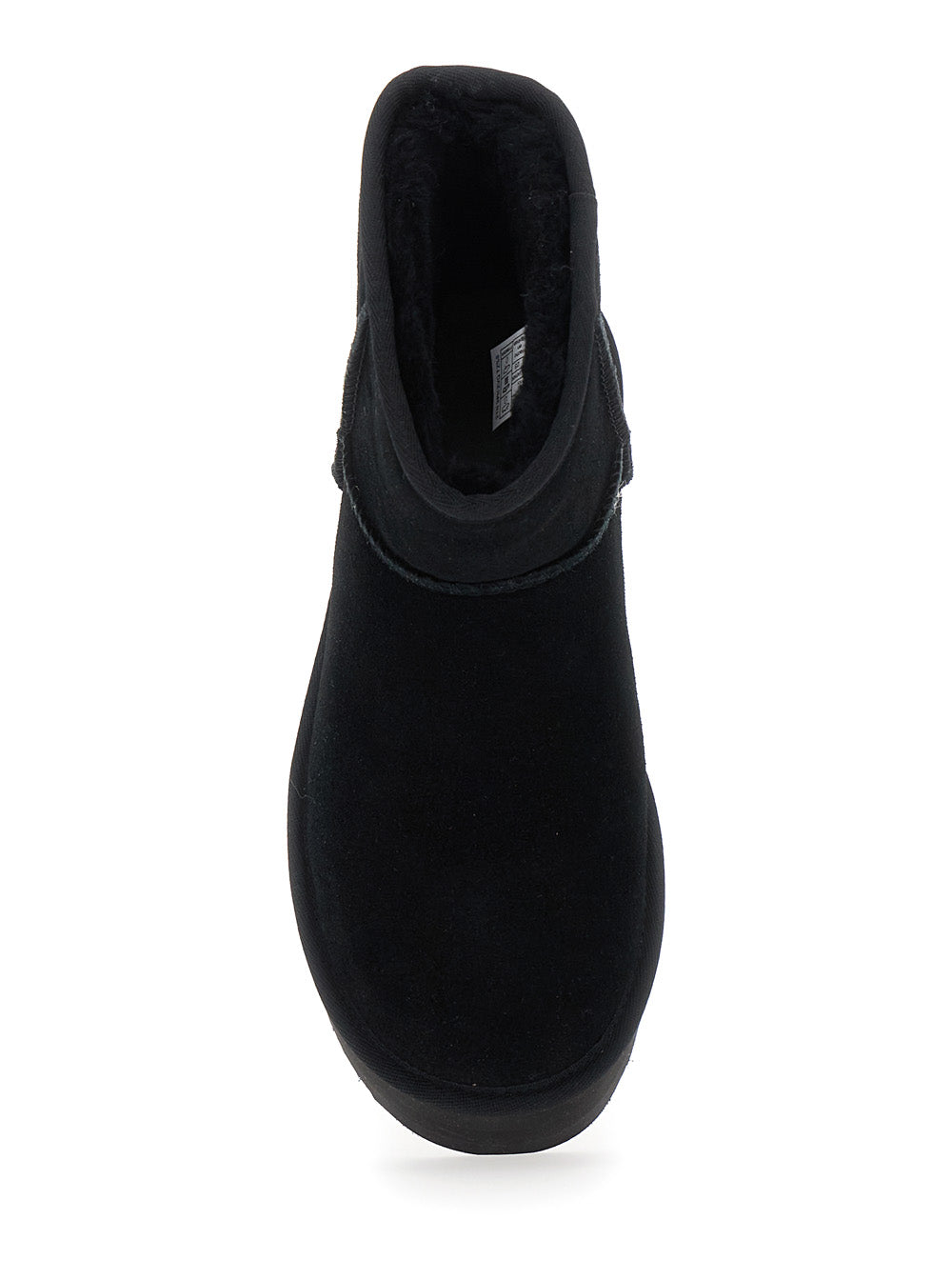 UGG Platform Suede Ankle Boot — Black, view 3