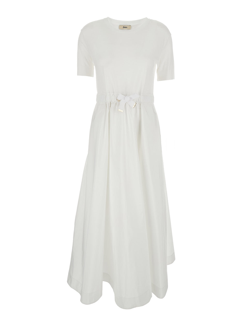 Herno Tech Fabric Dress — White by Herno
