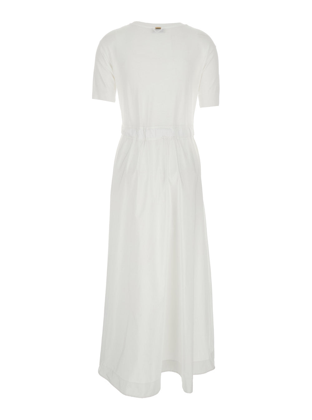 Herno Tech Fabric Dress — White, view 2