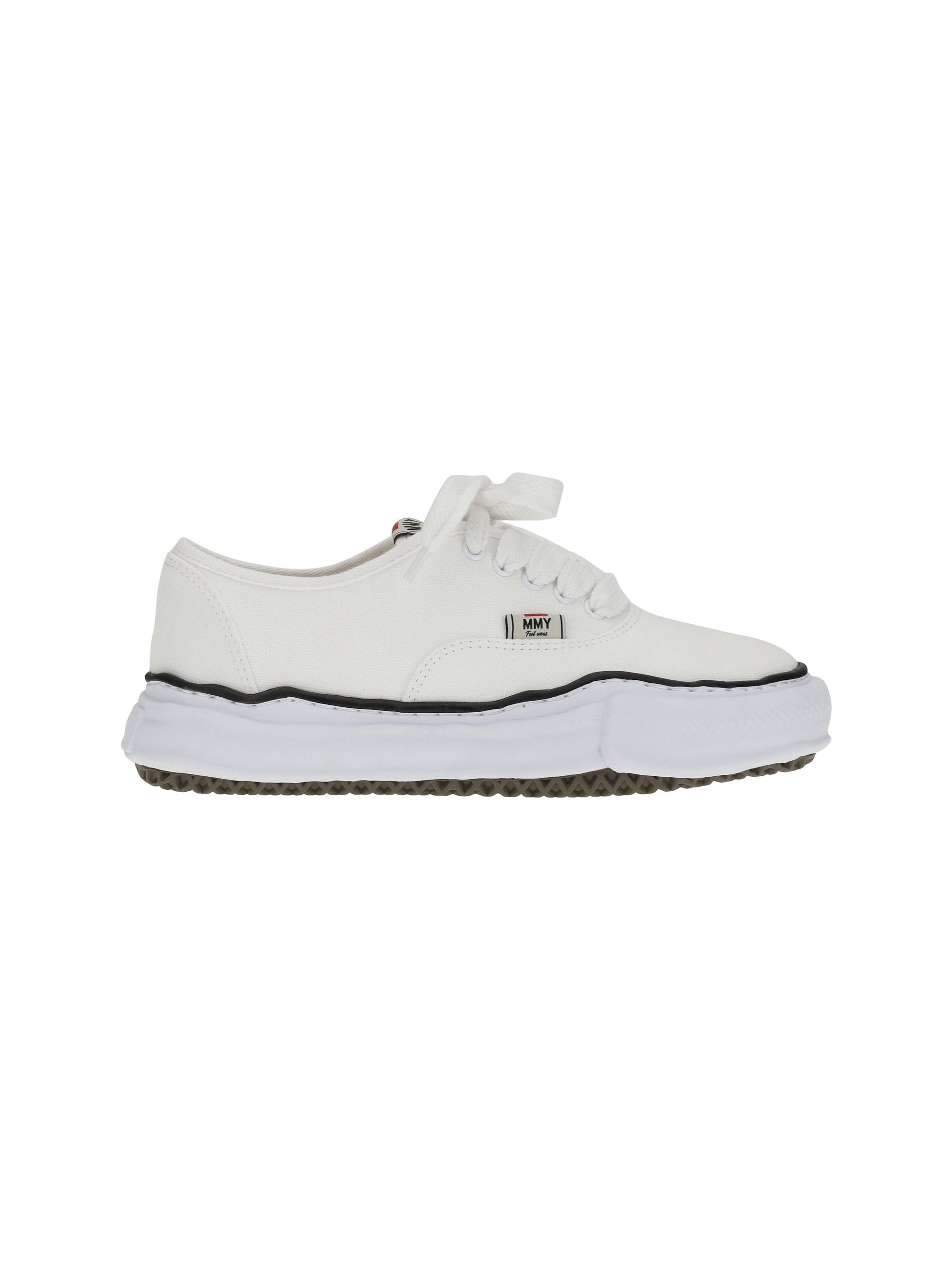 Maison Mihara Yasuhiro Cotton Upper Sneakers — White, view 4