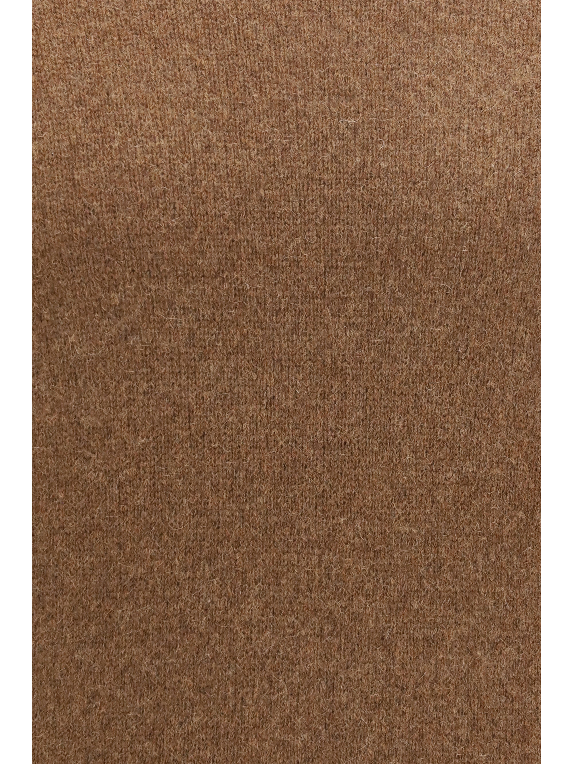 Roberto Collina Merino Wool Sweater — Brown, view 2