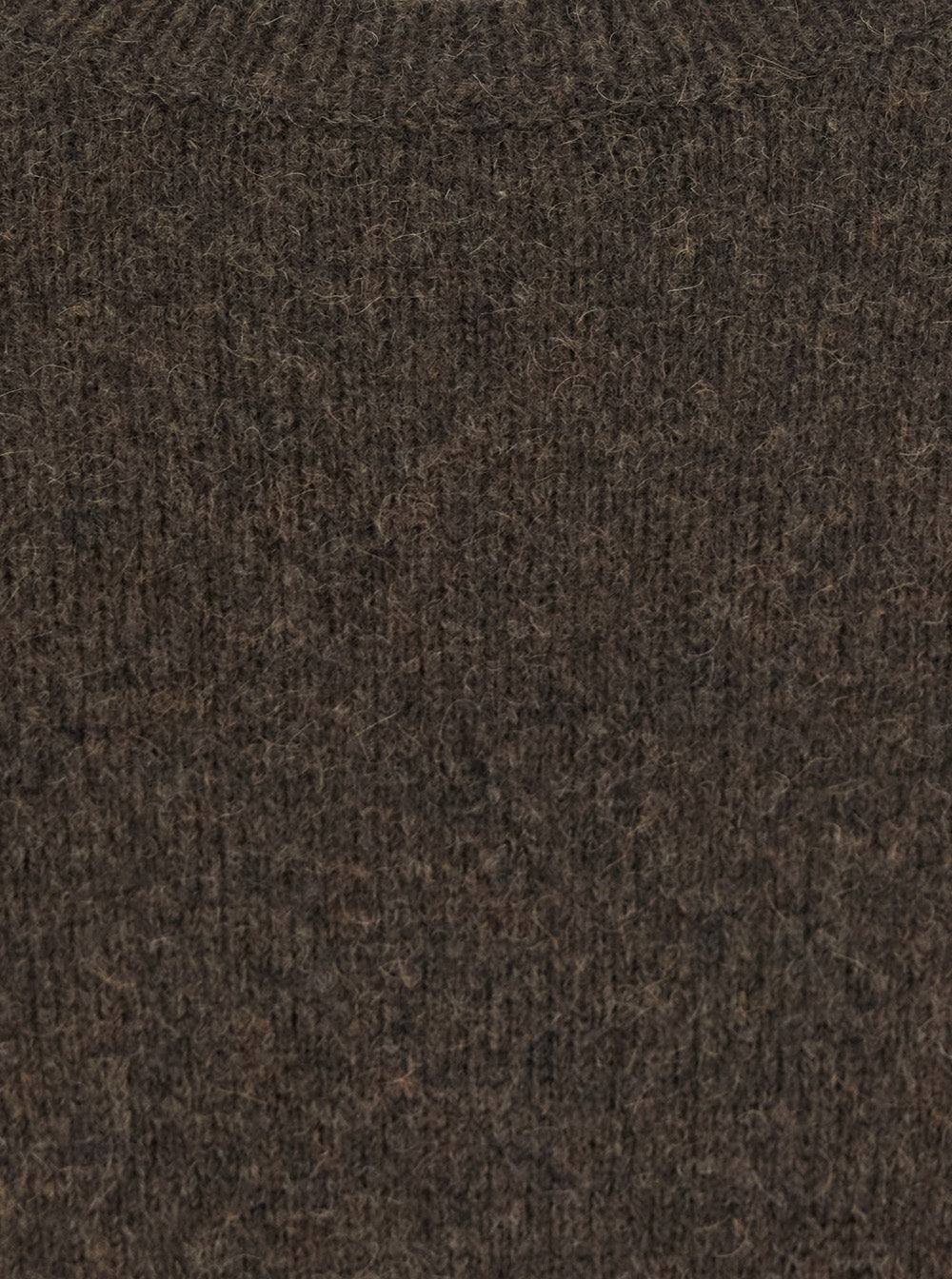 Roberto Collina Virgin Wool and Camel Wool Blend Sweater — Brown, view 3