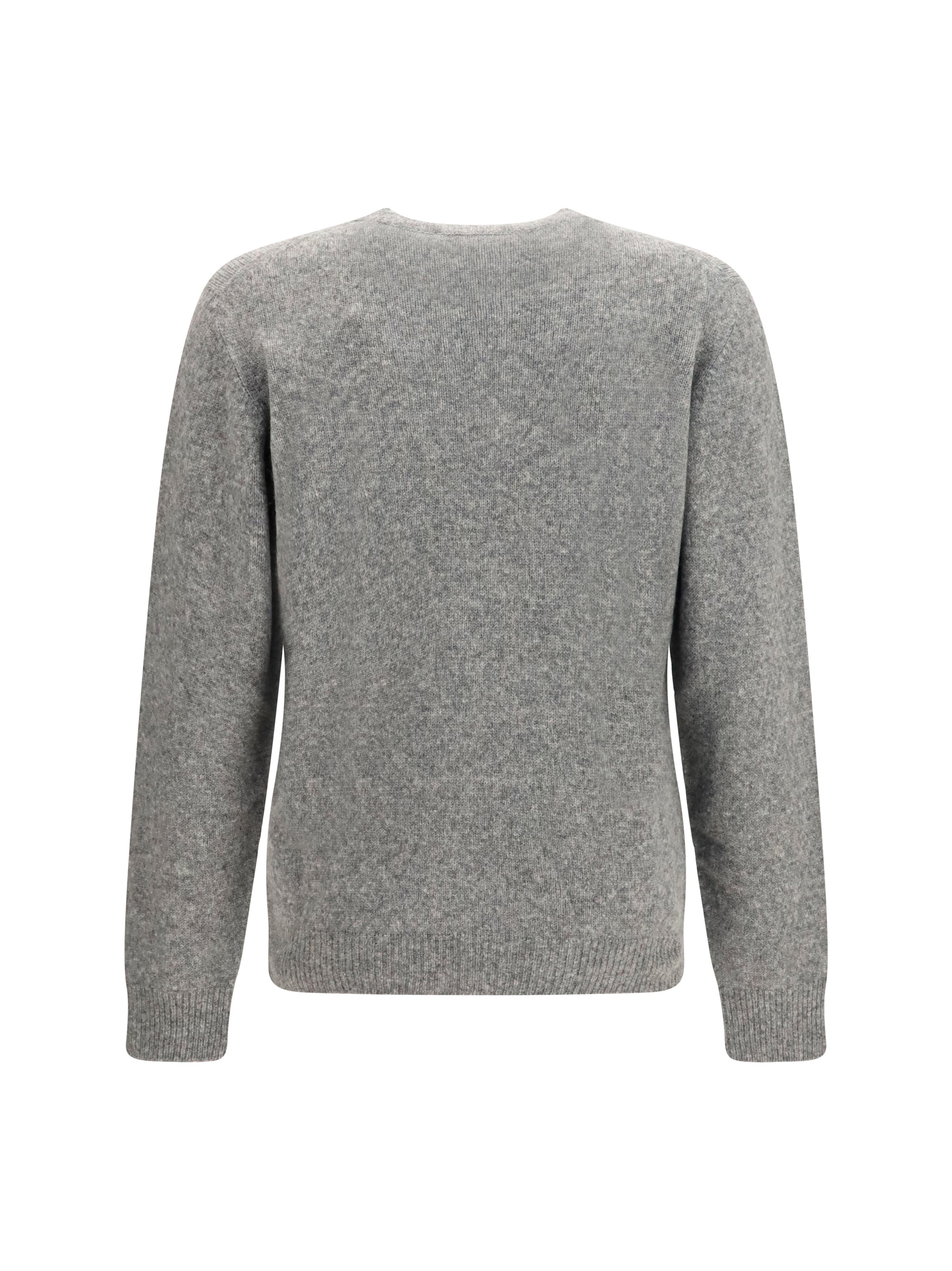 Roberto Collina Merino Sweater — Gray, view 3
