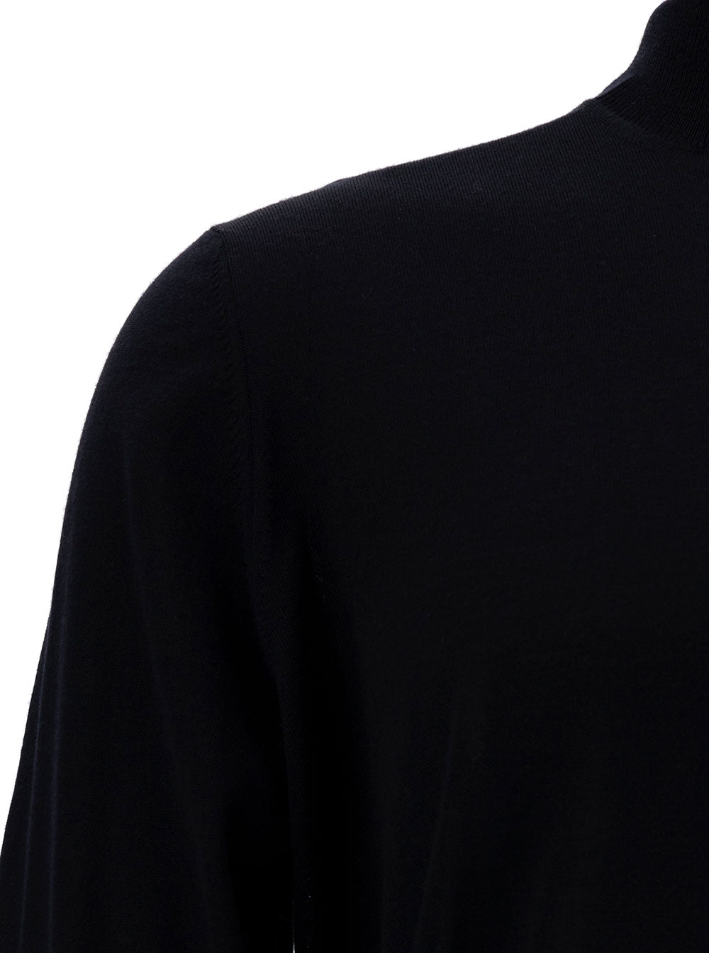 Leplain Virgin Wool Turtleneck Sweater — Blue by Leplain