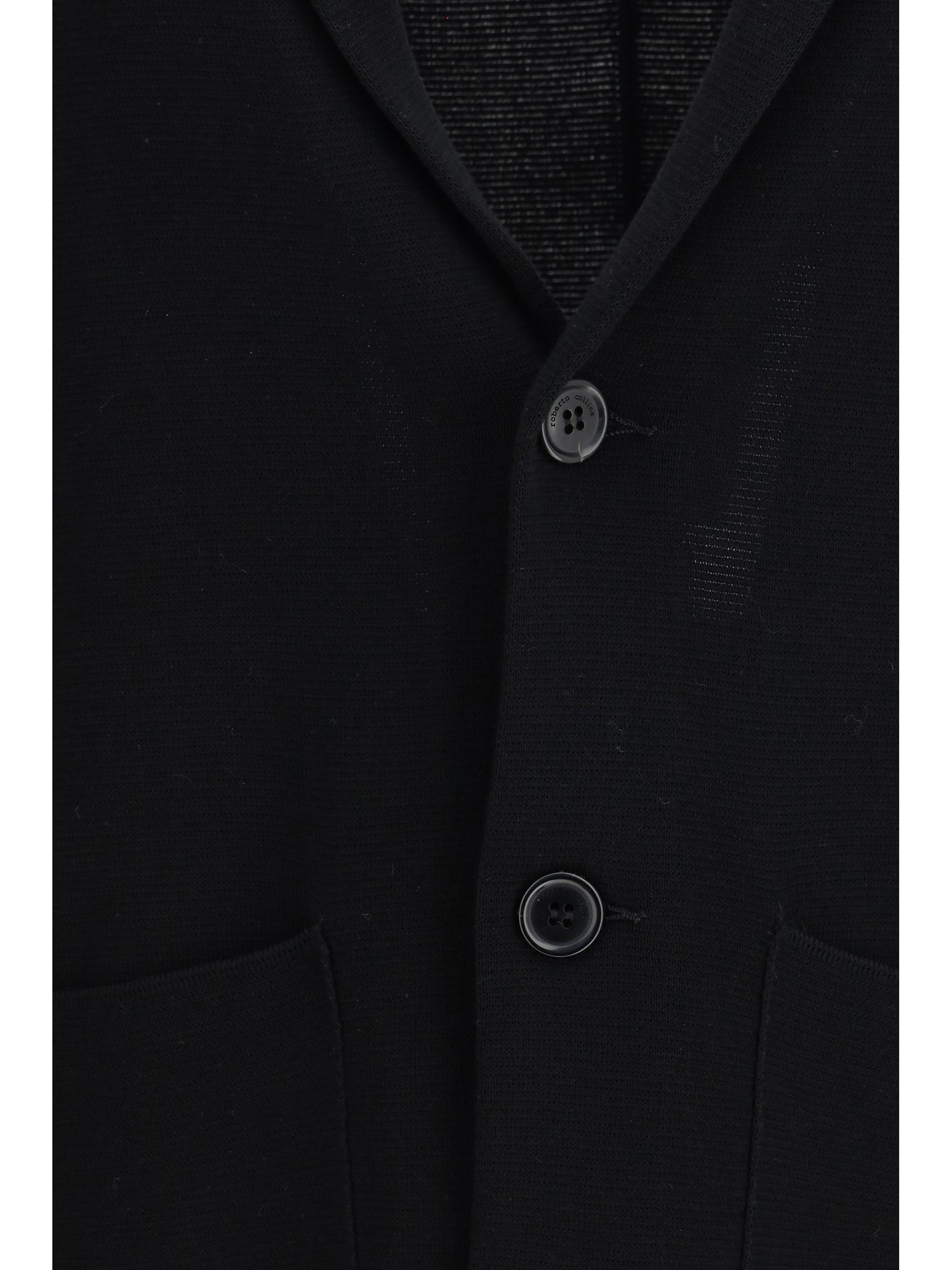 Roberto Collina Knit Blazer — Black by Roberto Collina