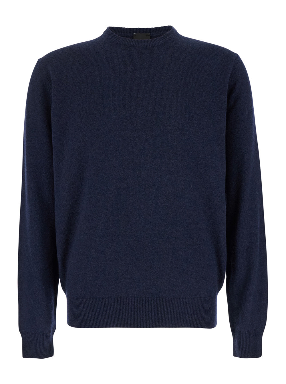 Leplain Merino Wool Blend Crewneck Sweater — Navy by Leplain