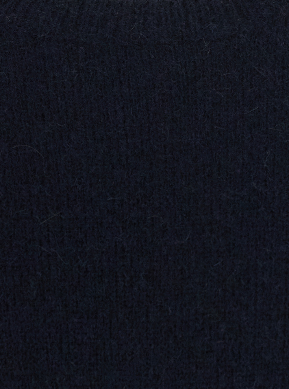Roberto Collina Virgin Wool Blend Crew Neck Sweater — Navy, view 3