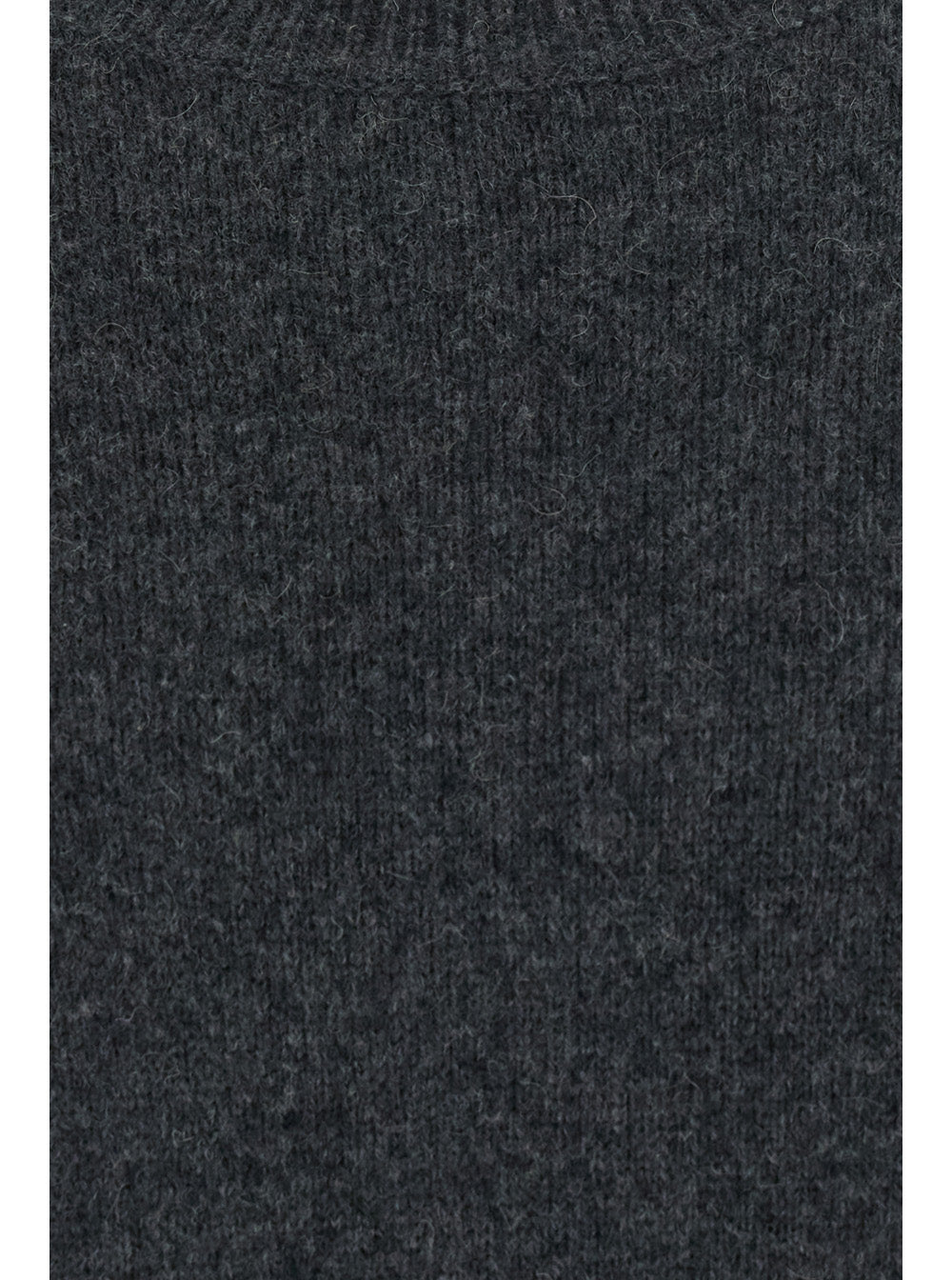 Roberto Collina Virgin Wool Blend Crew Neck Sweater — Gray, view 3