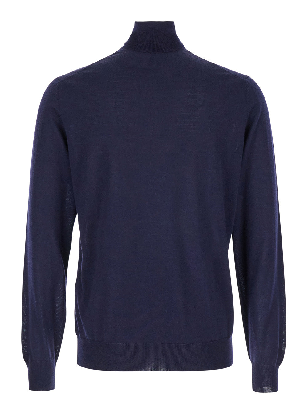 Leplain Virgin Wool Turtleneck — Navy by Leplain