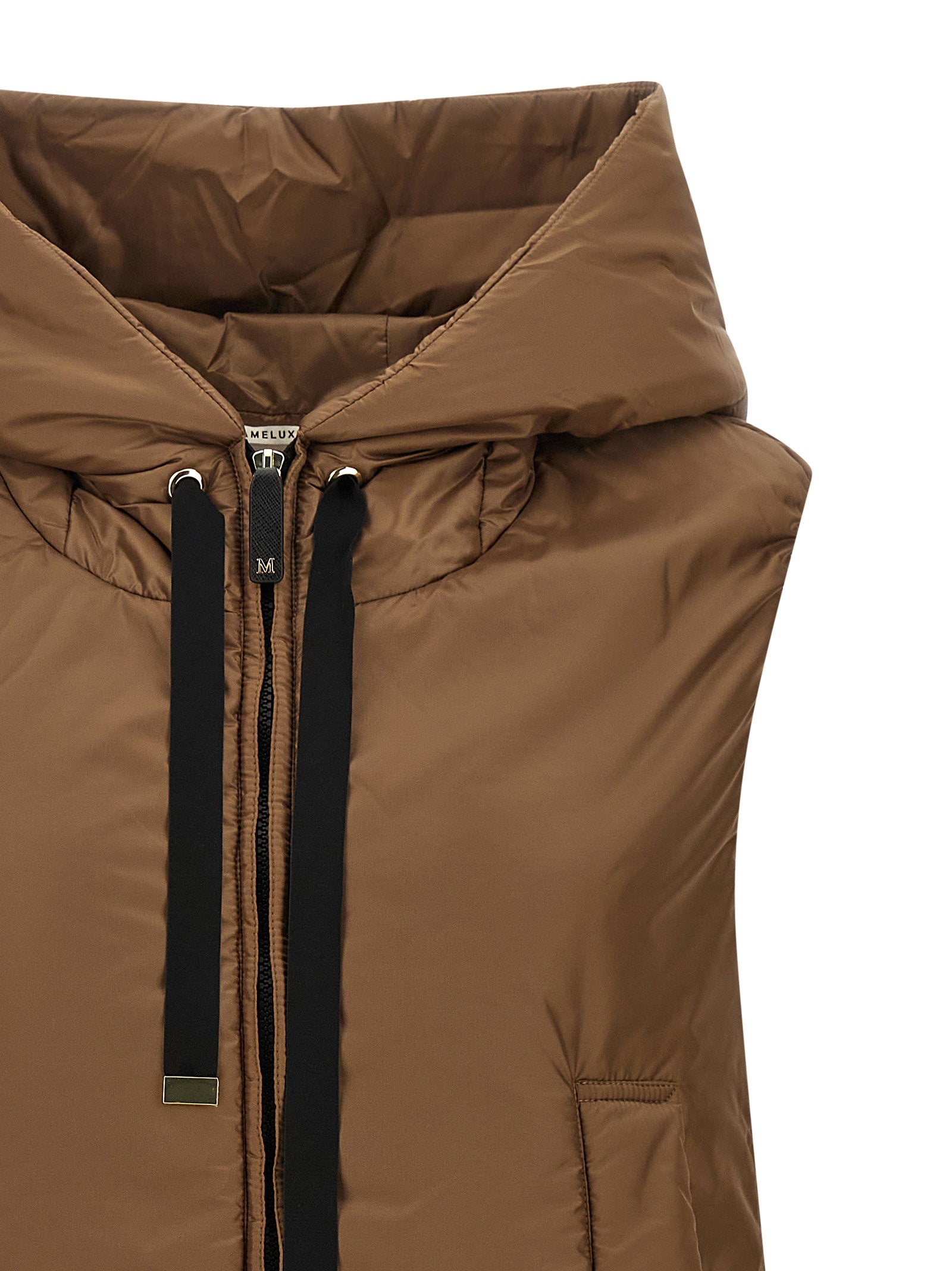 Max Mara The Cube Vest — Tobacco, view 3