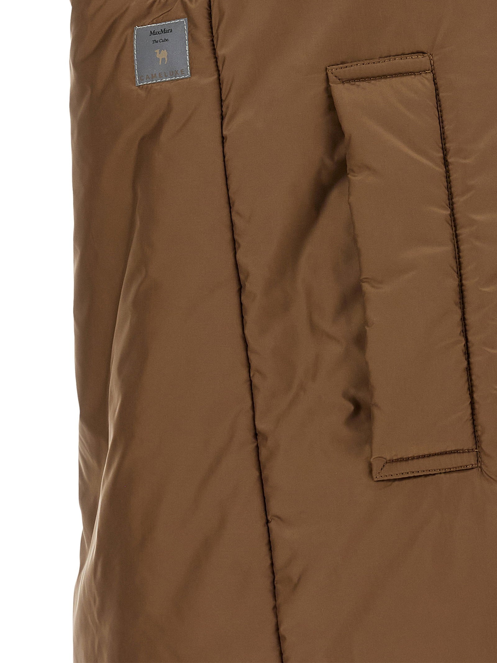 Max Mara The Cube Vest — Tobacco, view 4