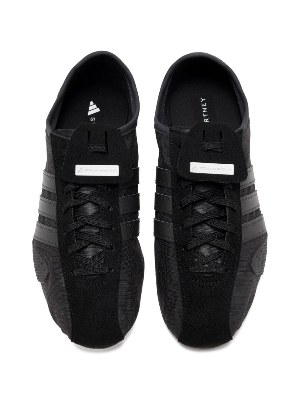 Adidas By Stella McCartney Perforated Lace-Up Sneaker — Black, view 4