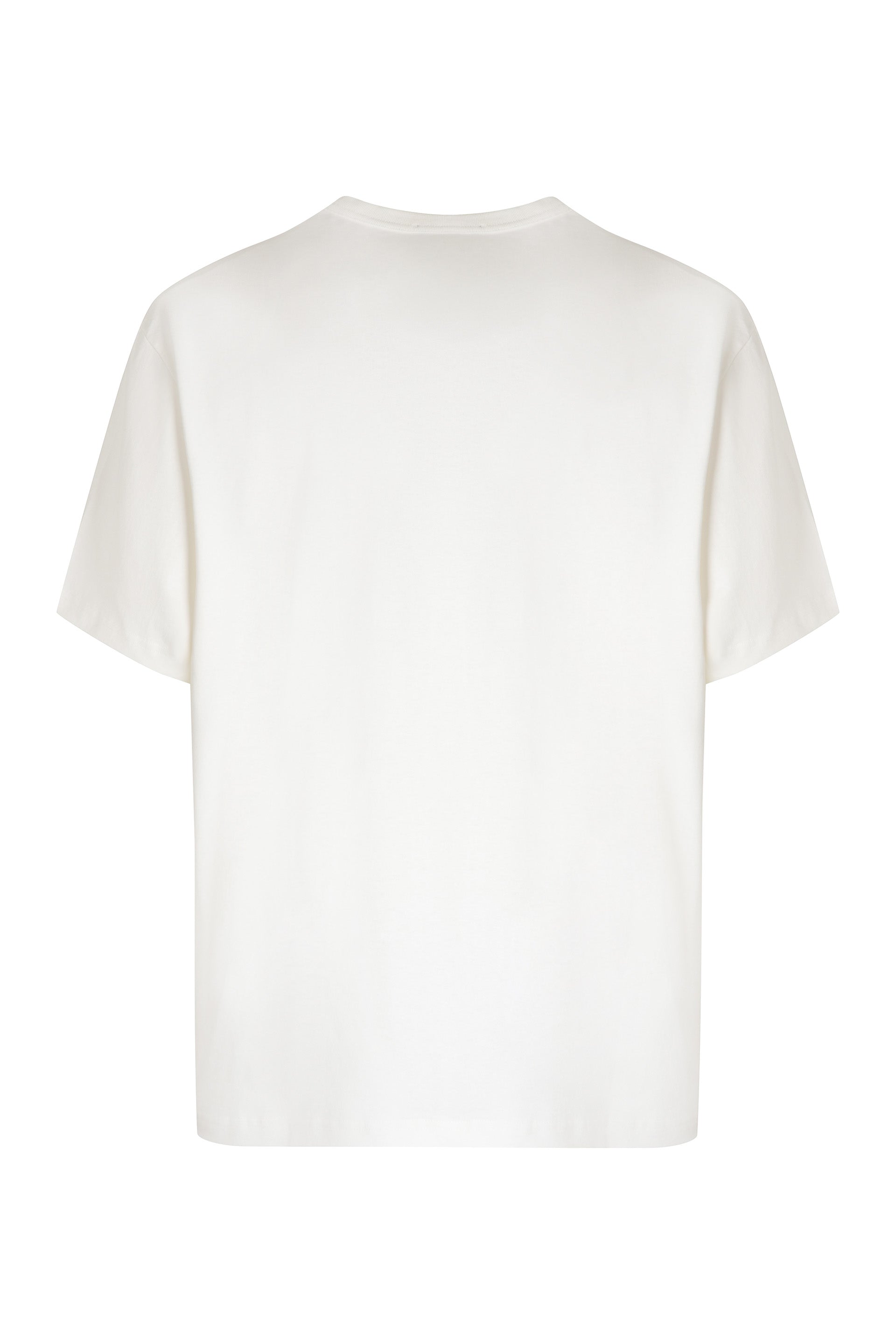 A.P.C. Logo-Embroidered Cotton T-Shirt — White, view 2