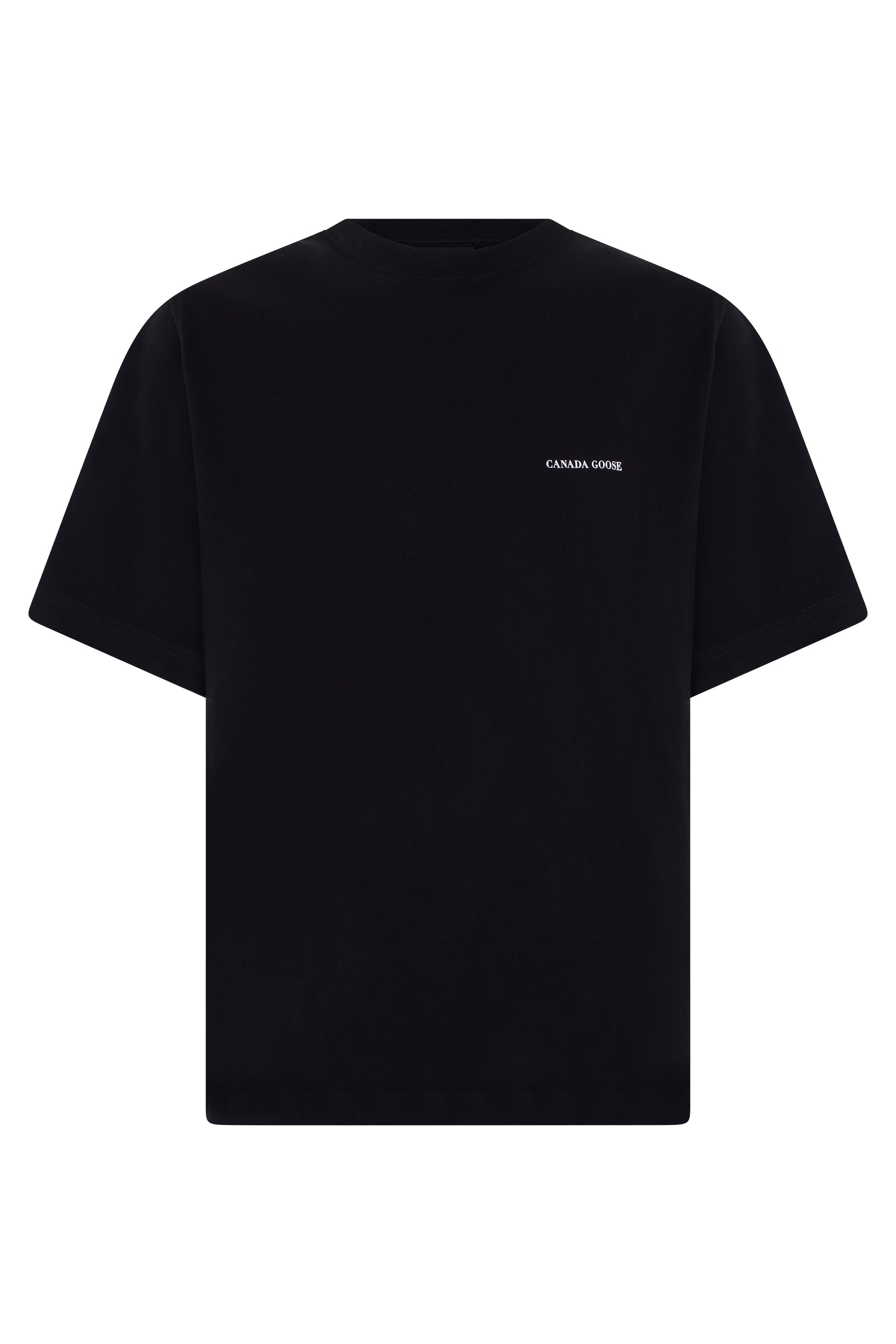 Canada Goose Logo-Embroidered Cotton T-Shirt — Black by Canada Goose