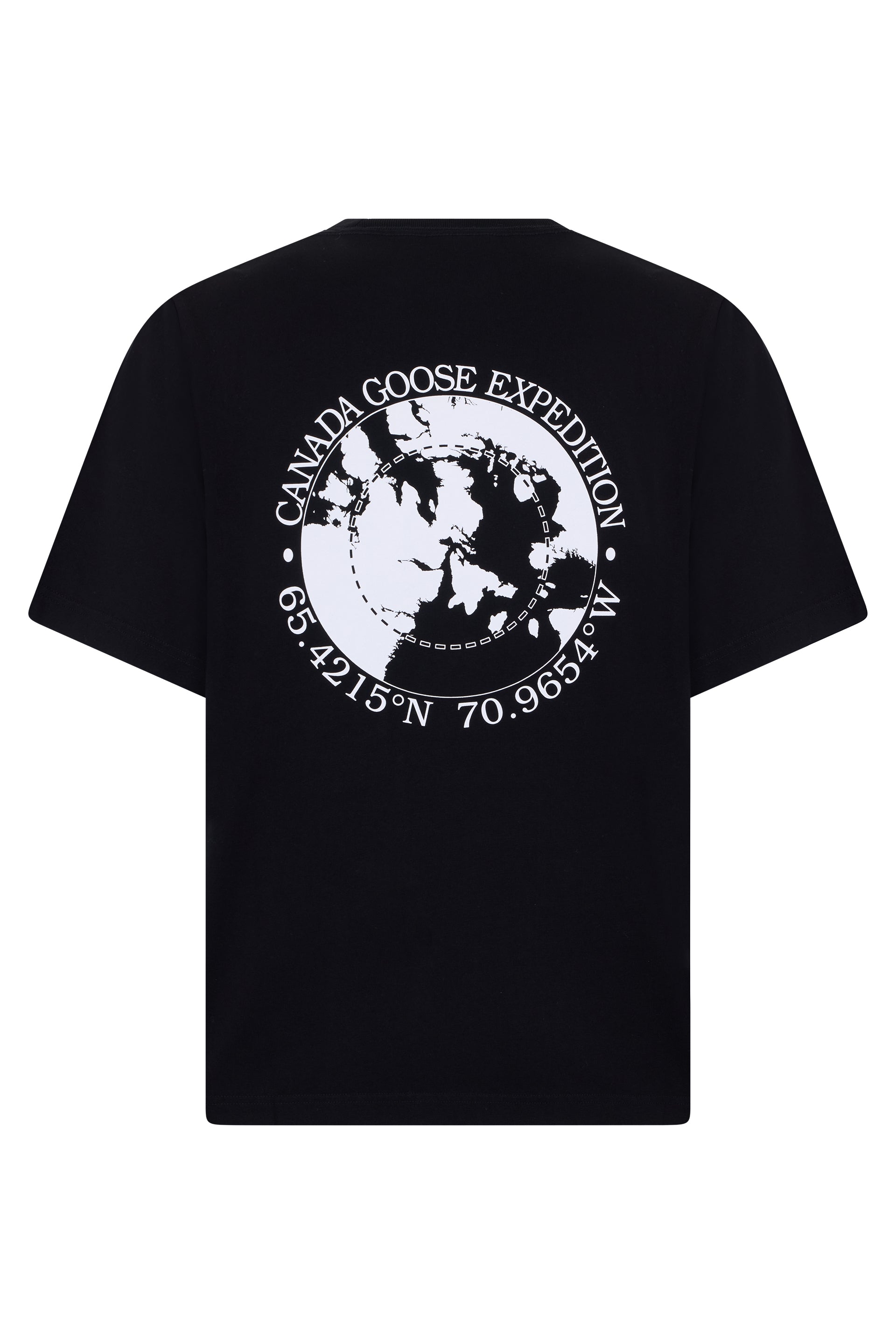 Canada Goose Logo-Embroidered Cotton T-Shirt — Black, view 2